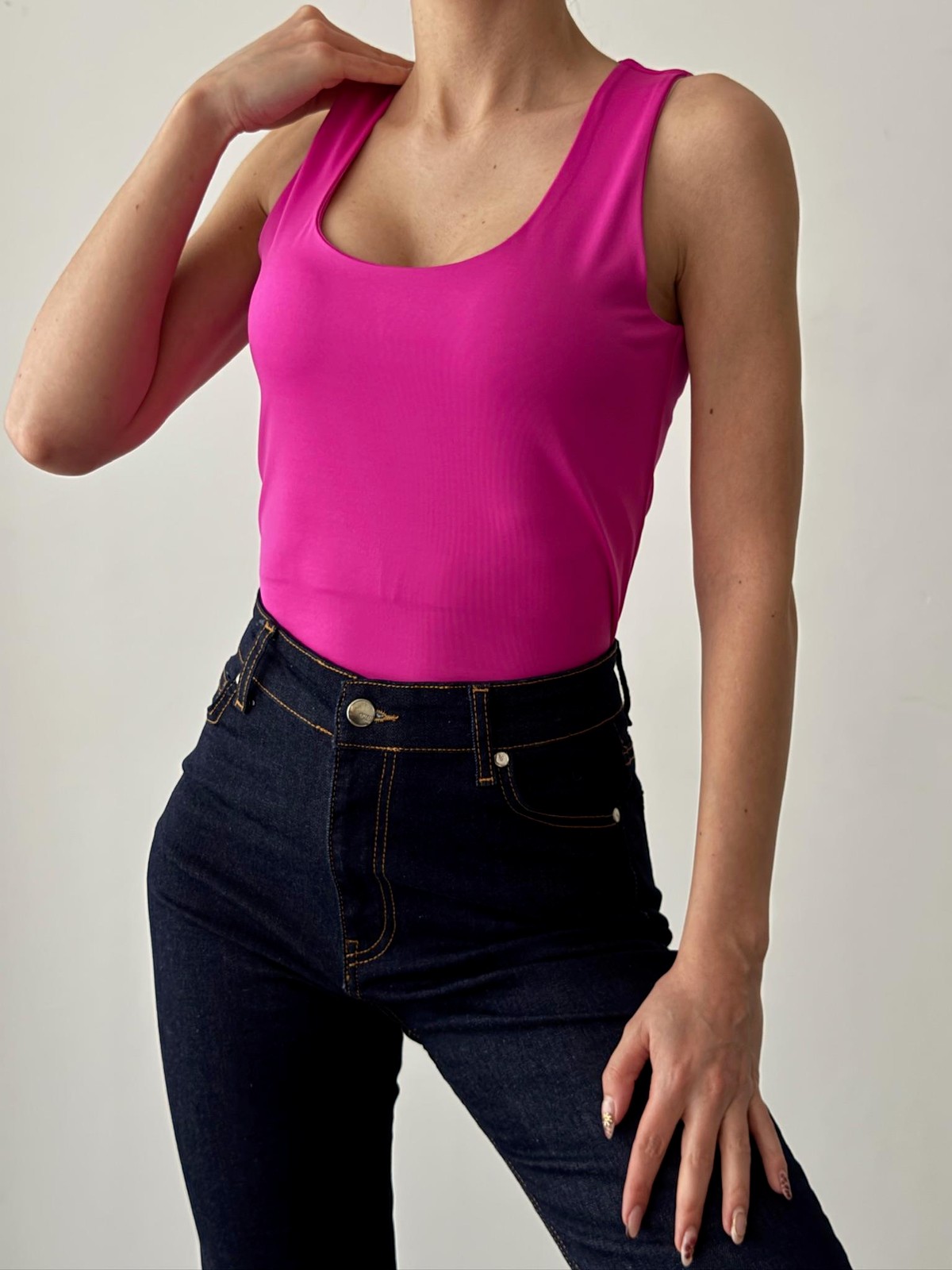 Quzu Basıc Bluz Fuşya