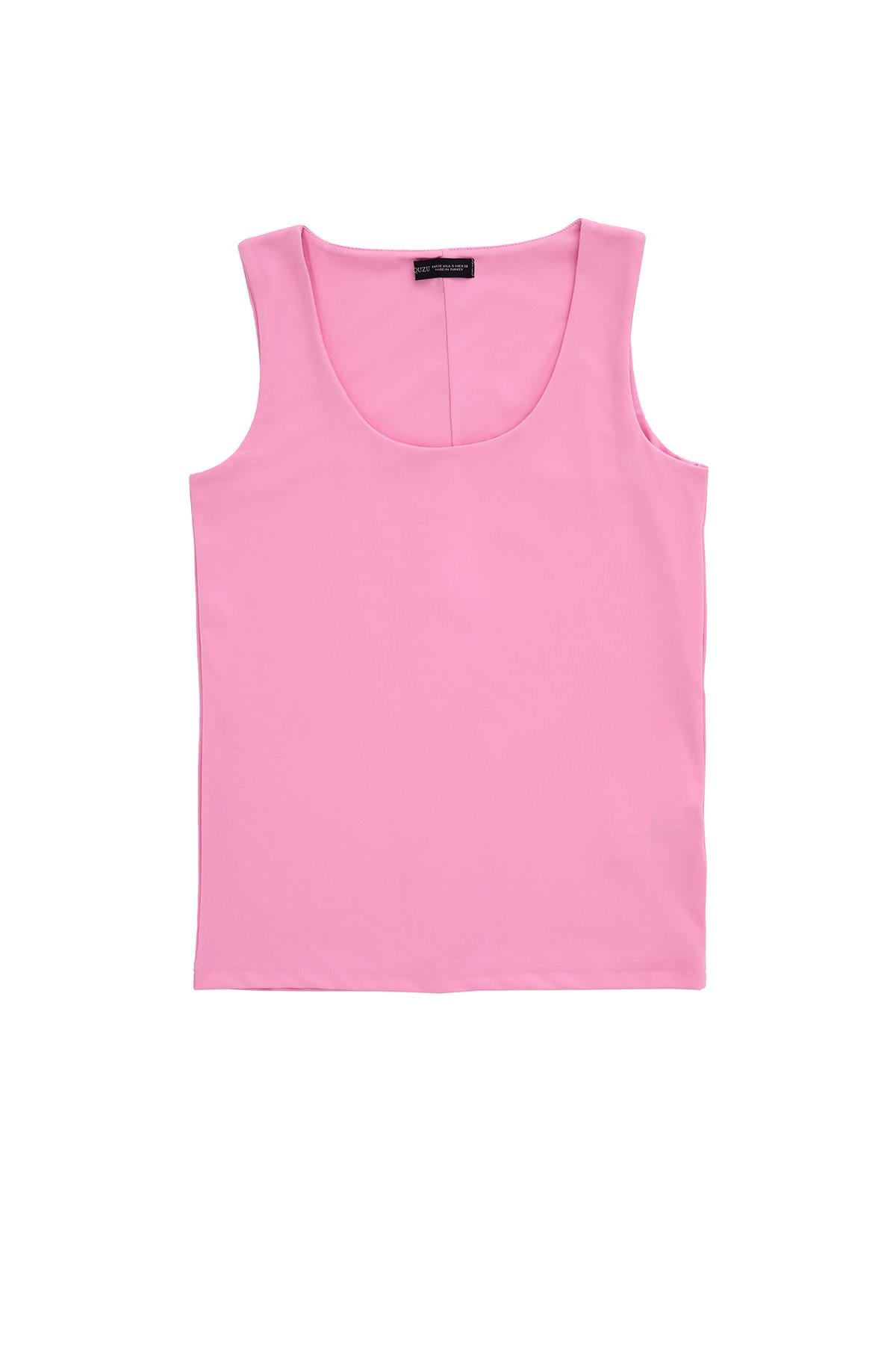 Quzu Basıc Bluz Pembe