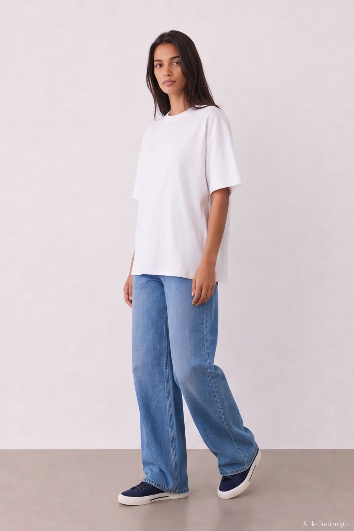 Quzu Basic T-shirt Ecru