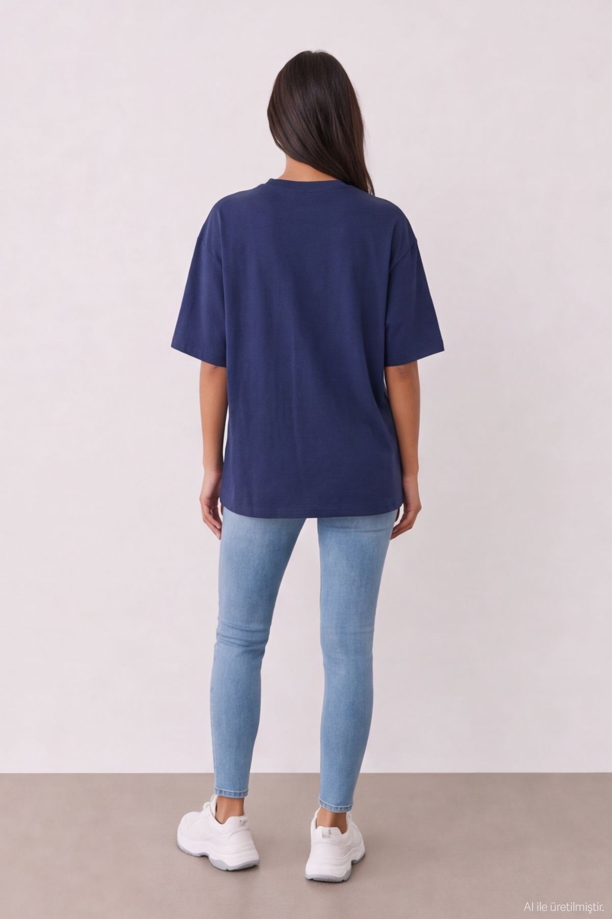 Quzu Basic T-shirt Navy