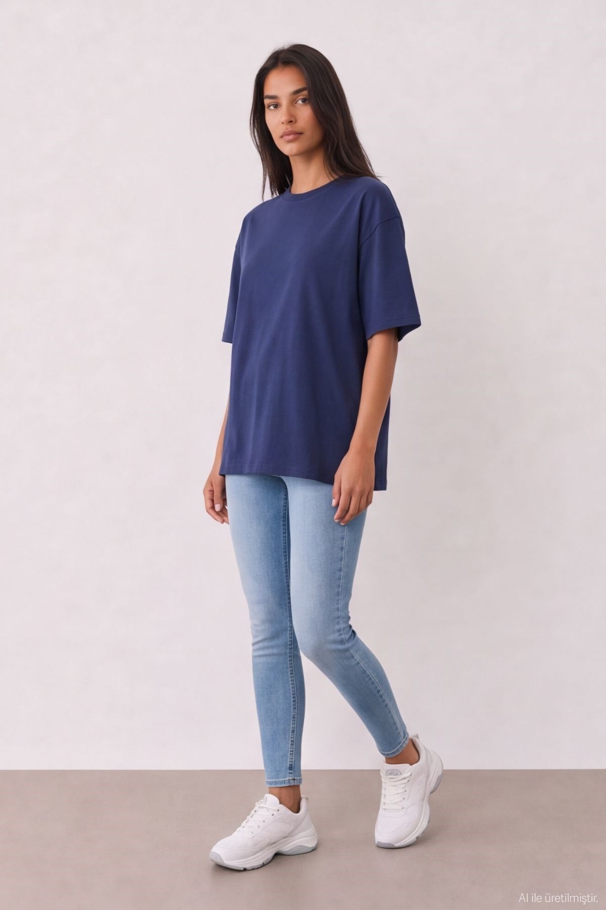 Quzu Basic T-shirt Navy