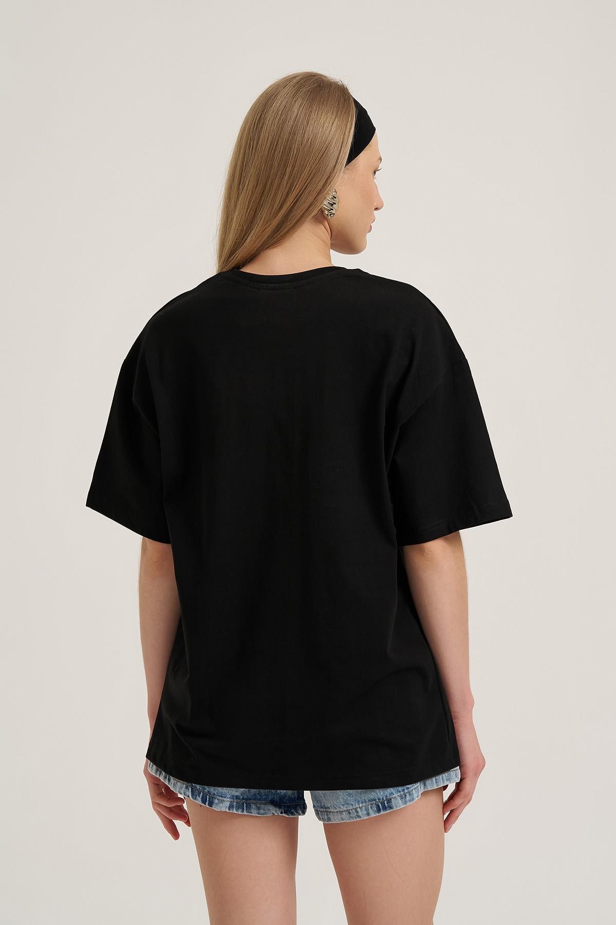 Quzu Basic T-shirt Siyah