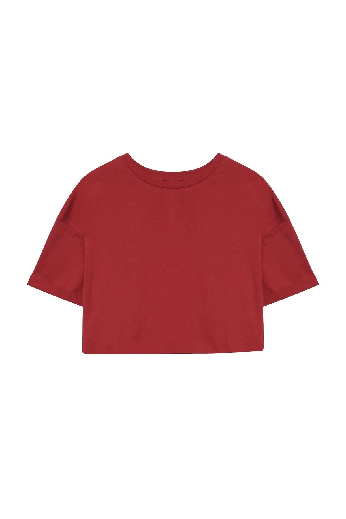 Quzu Basic Tshirt Bordo