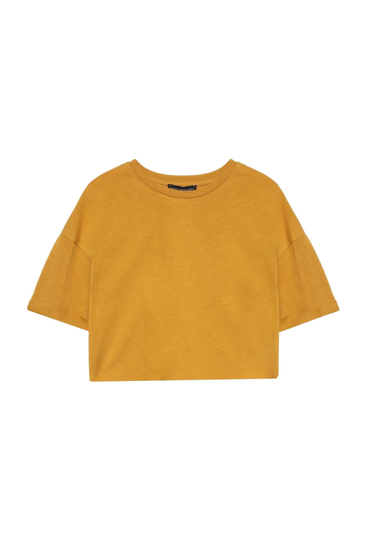 Quzu Basic Tshirt Hardal