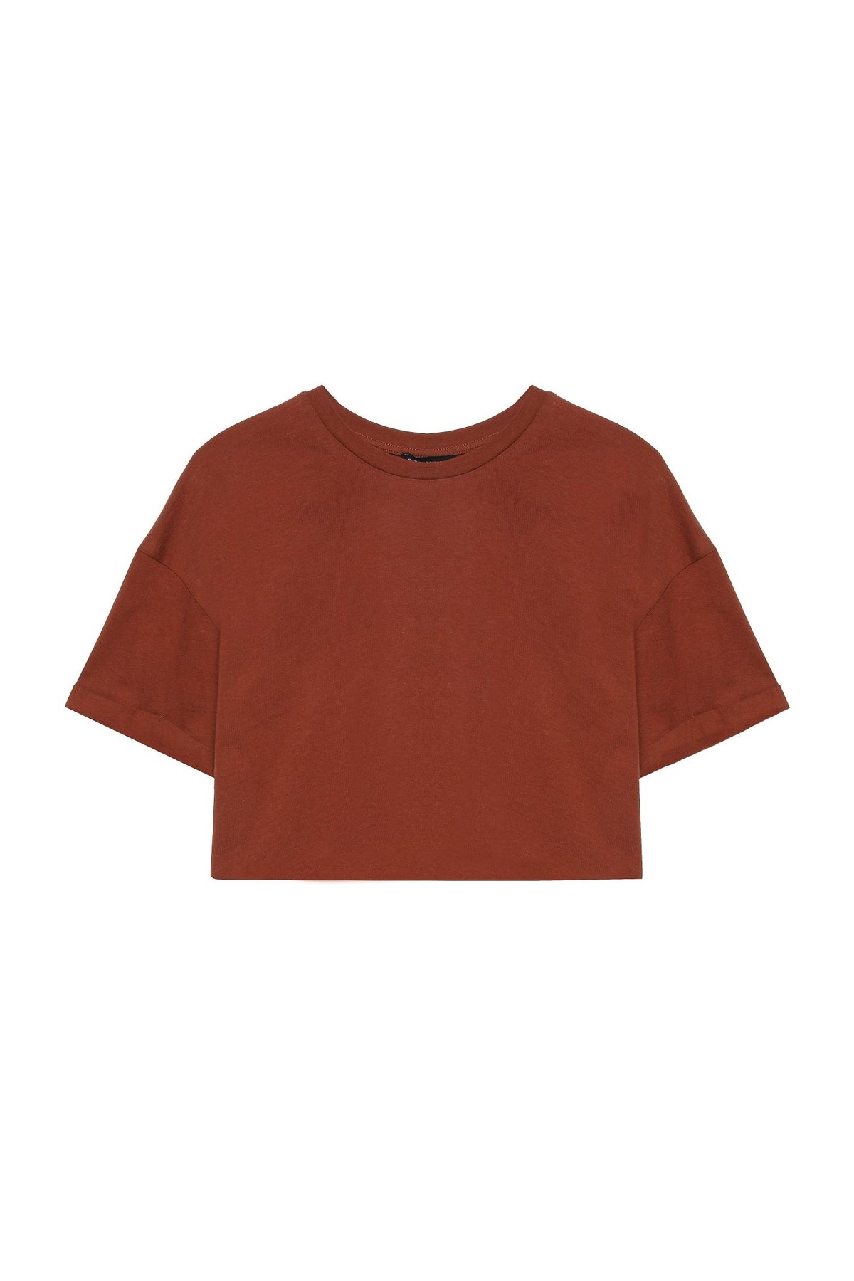 Quzu Basic Tshirt Kahve