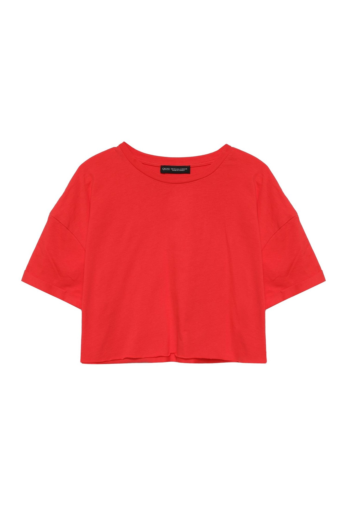 Quzu Basic Tshirt Mercan