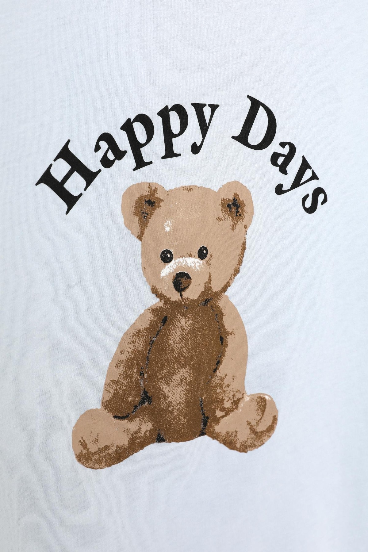 Quzu Baskı Detaylı T-shirt Mavi