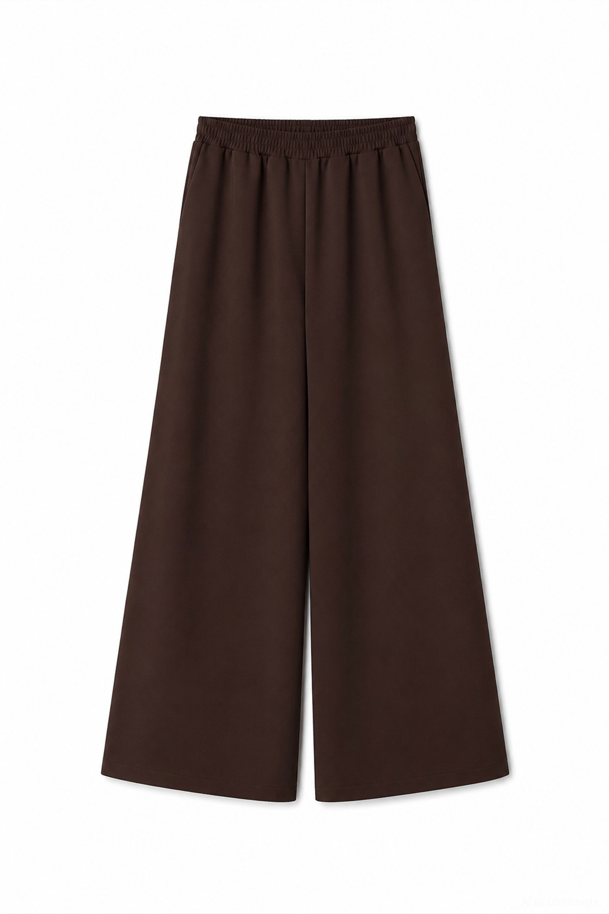 Quzu Beli Lastikli Pantolon Kahve