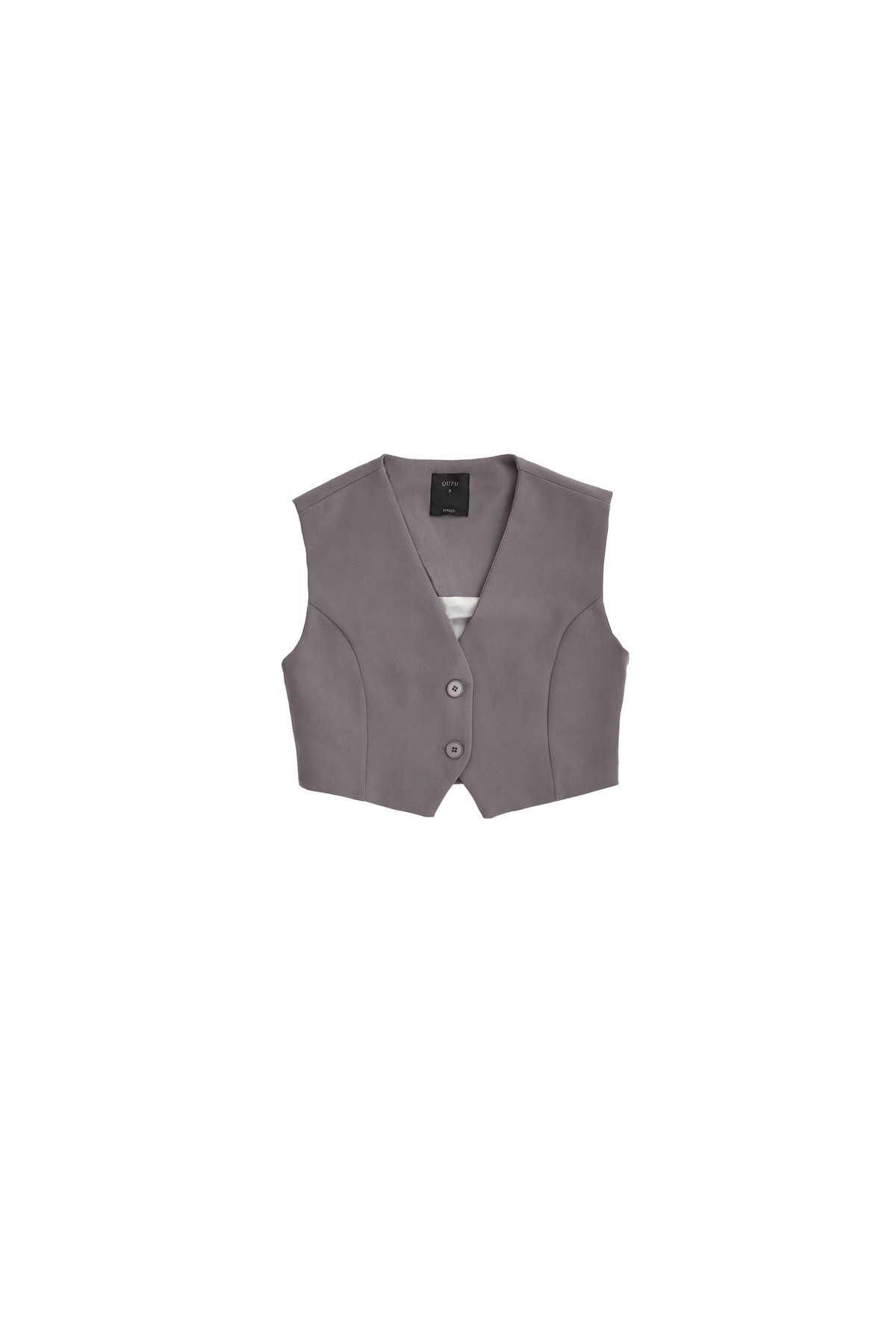 Quzu Blazer Yelek Antrasit
