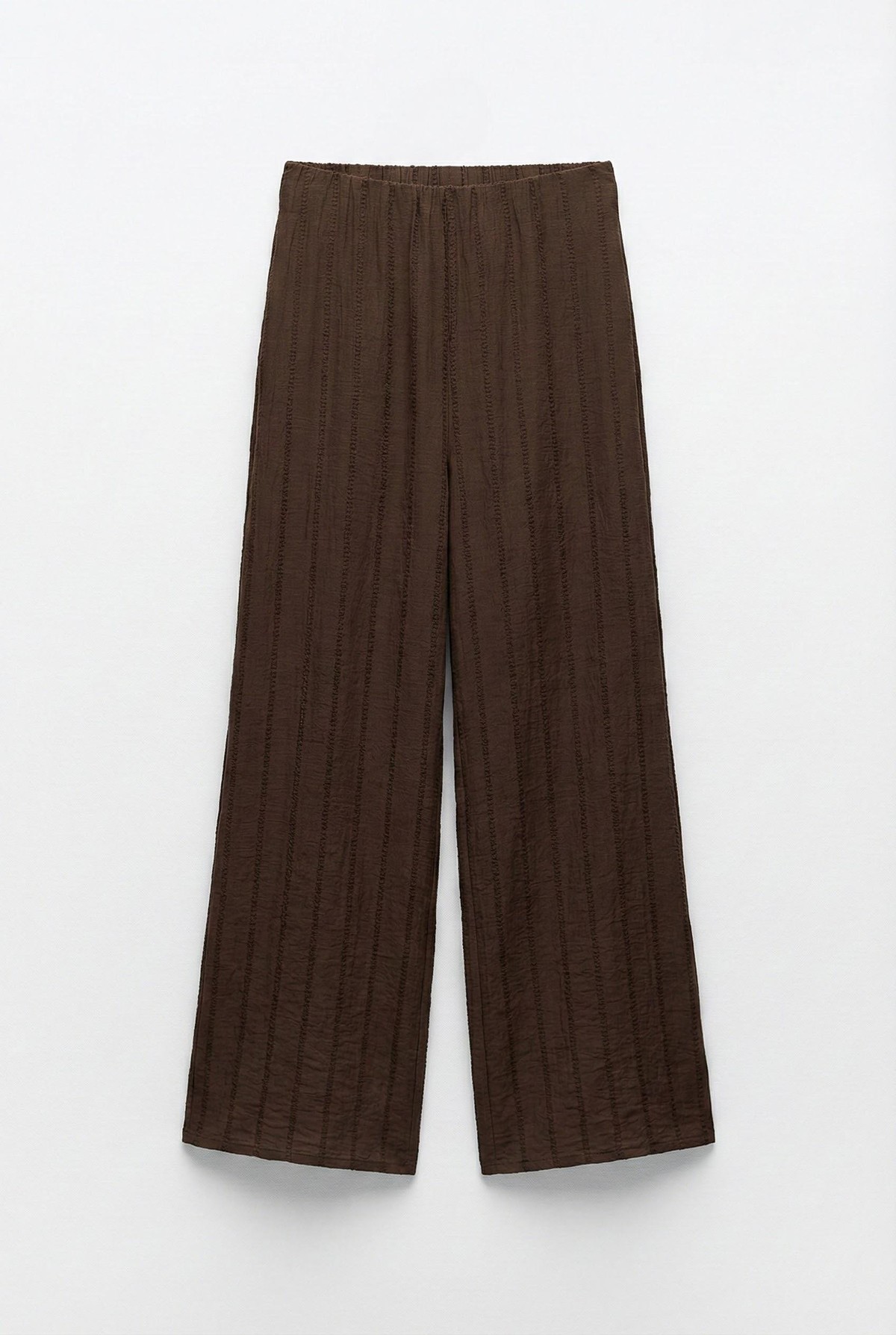 Quzu Bol Paça Pantolon Kahve