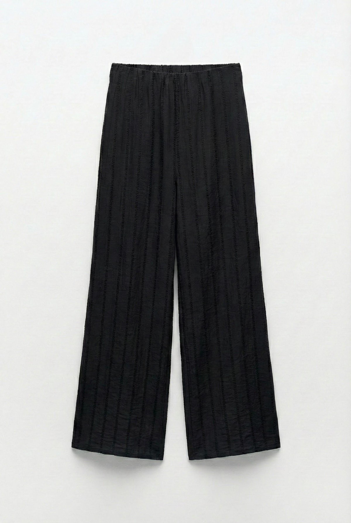 Quzu Bol Paça Pantolon Siyah