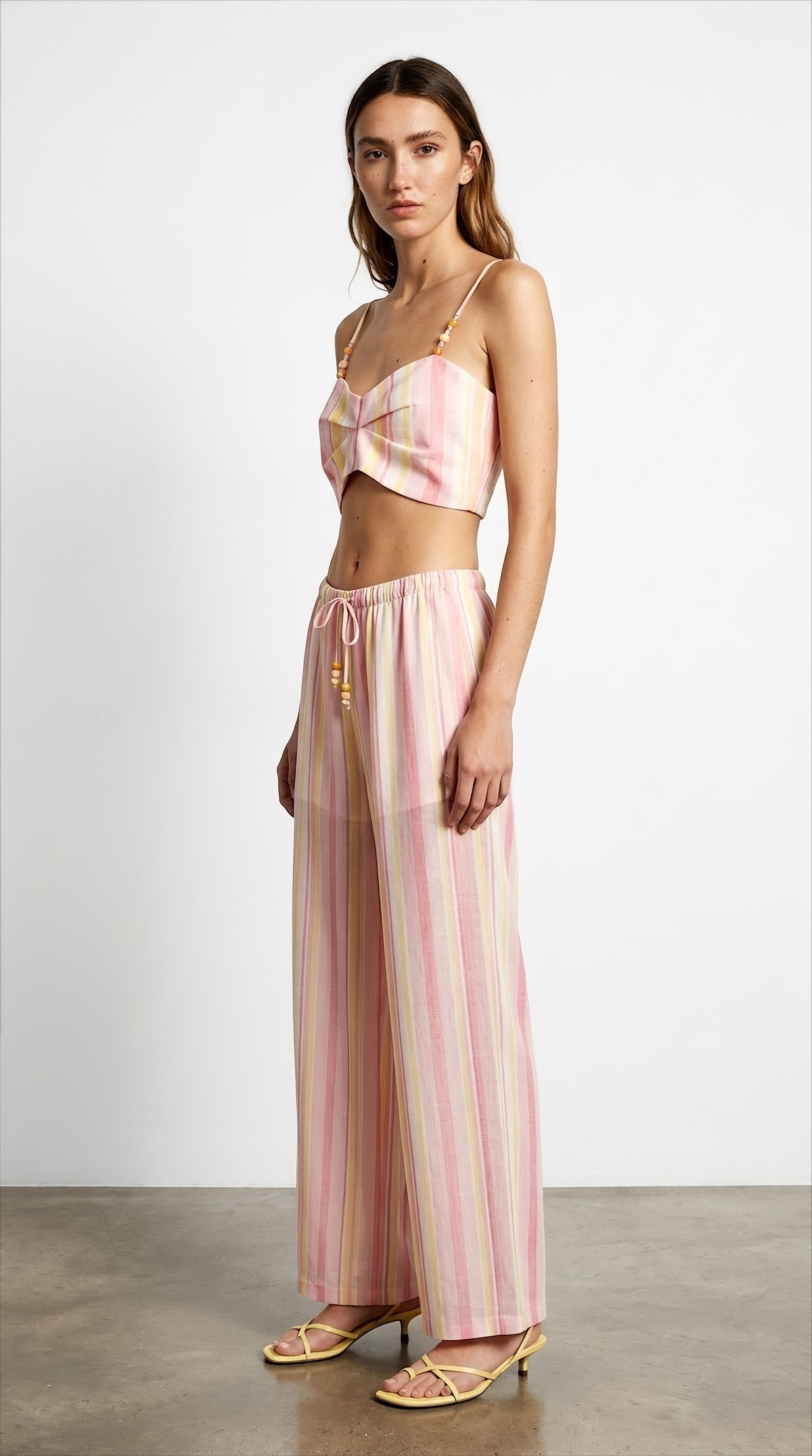Quzu Boncuk Detaylı Bluz Pembe