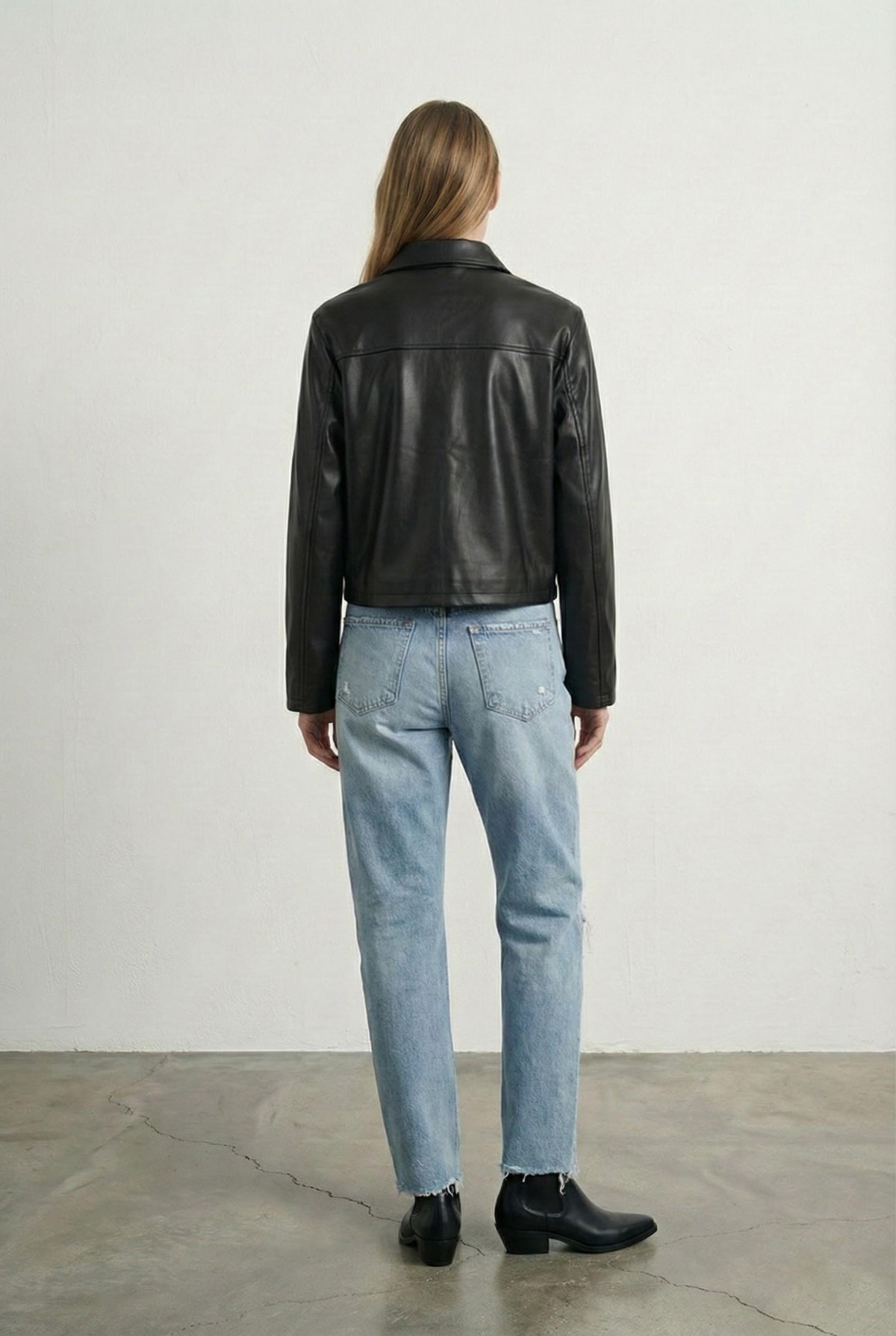 Quzu Deri Ceket Siyah