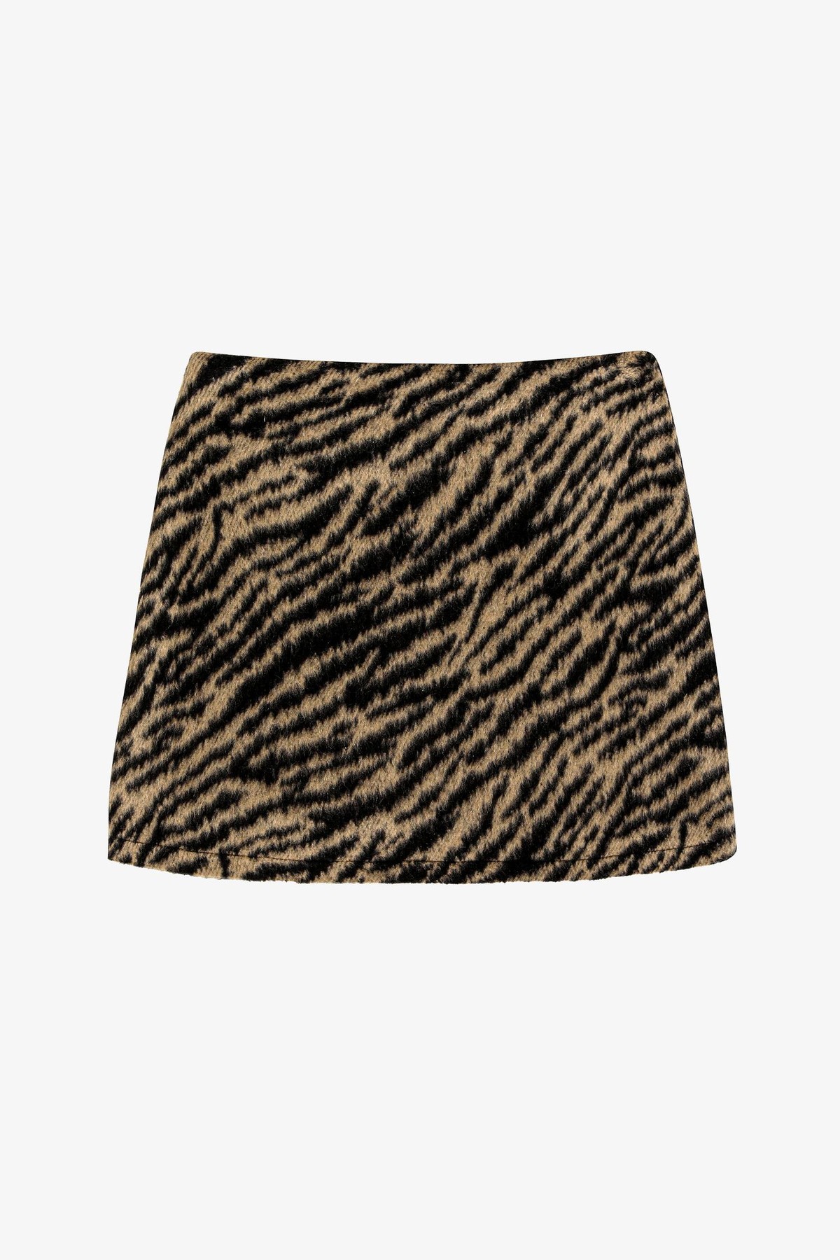 Quzu Desenli Etek Siyah