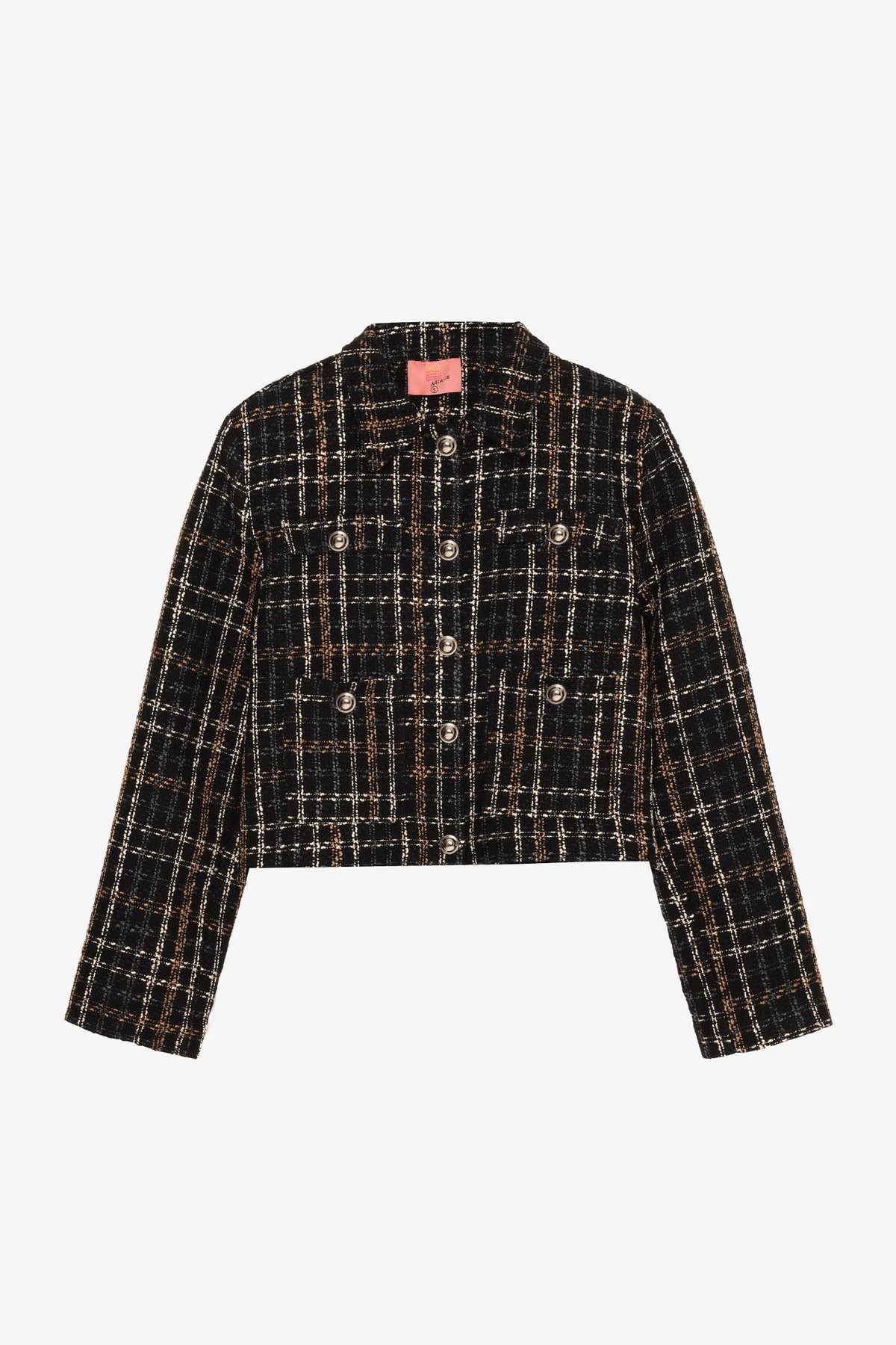 Quzu Düğme Detaylı Ceket Siyah