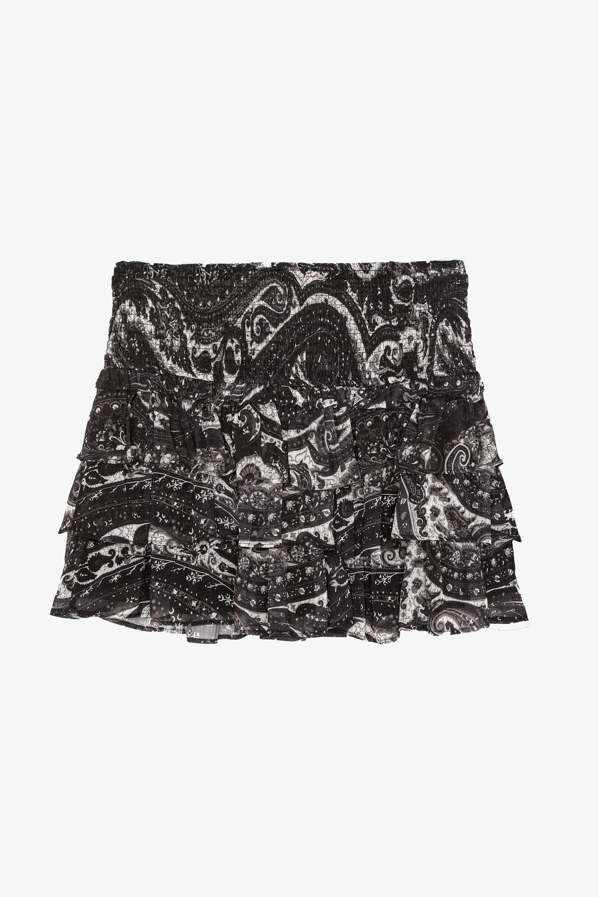 Quzu Fırfırlı Etek Siyah