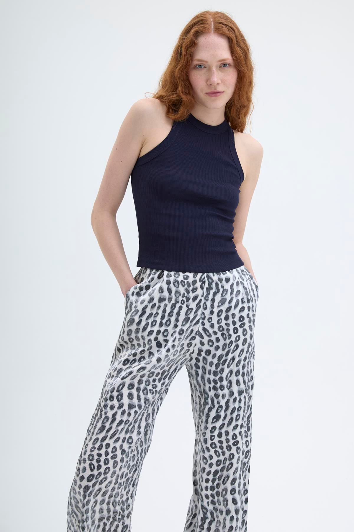 Quzu Geniş Biyeli Atlet Lacivert