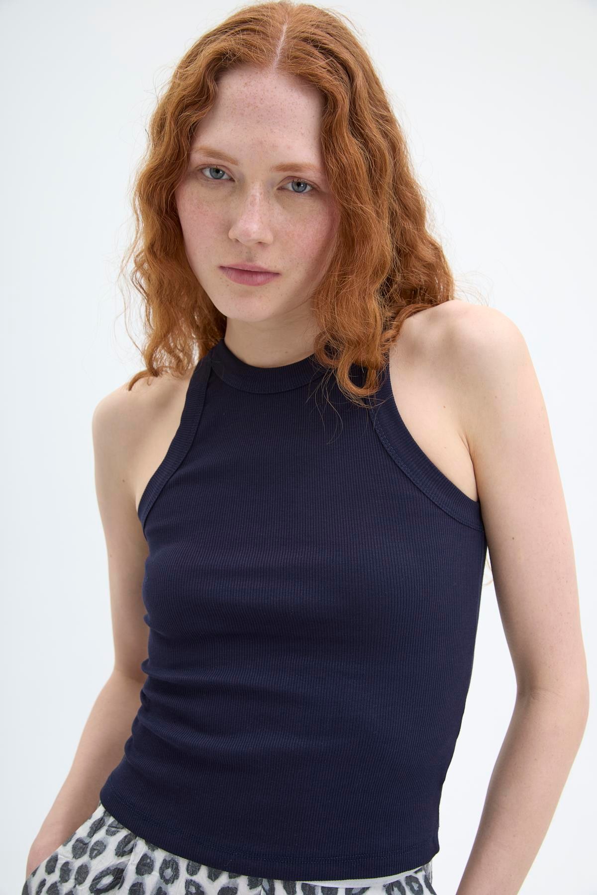 Quzu Geniş Biyeli Atlet Lacivert