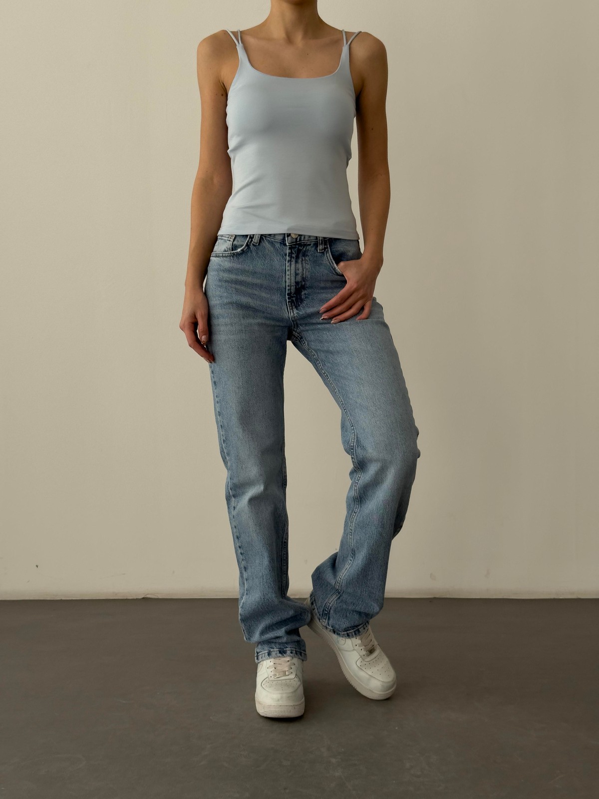 Quzu Geniş Yaka Atlet Mavi