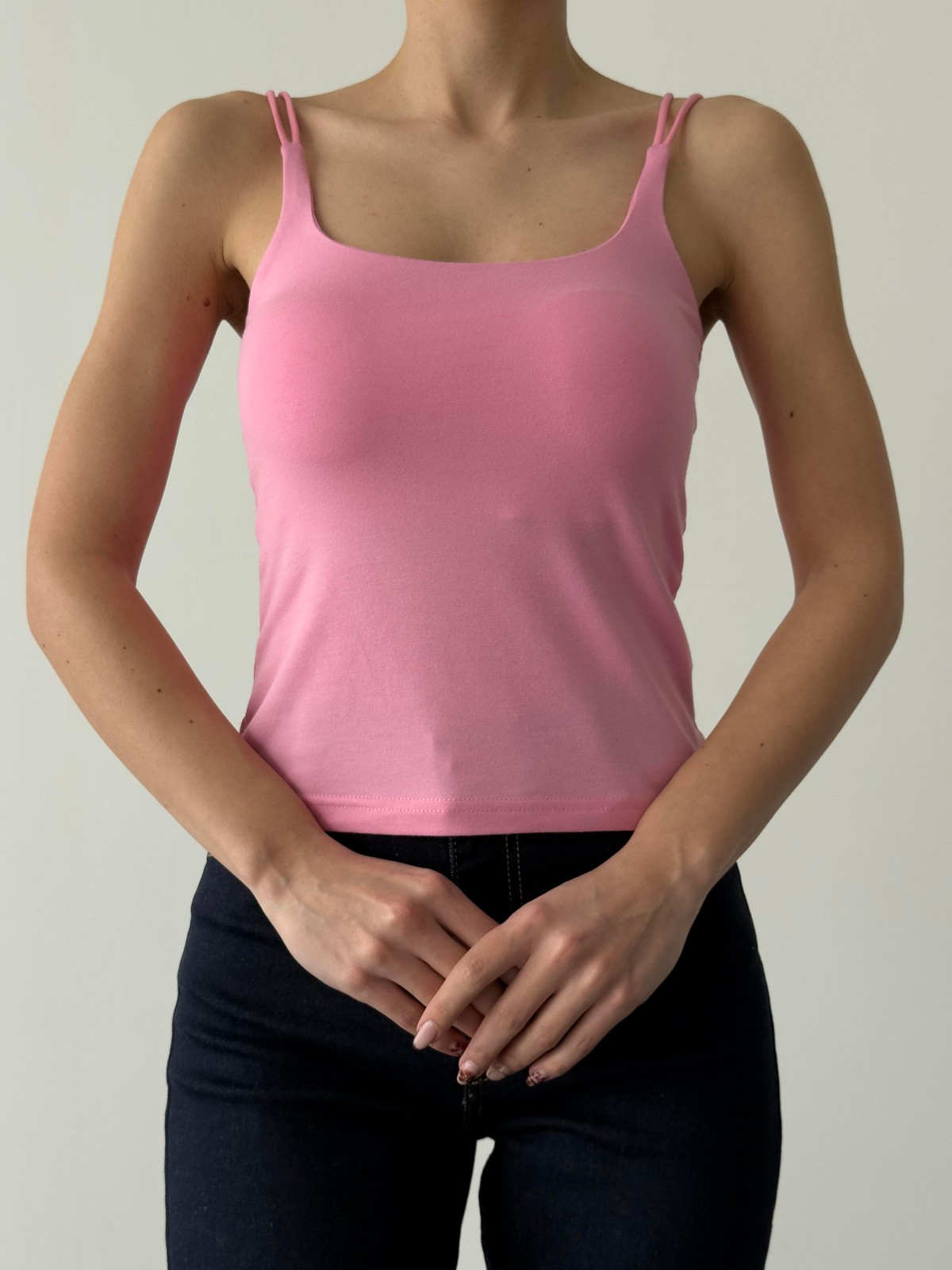 Quzu Geniş Yaka Atlet Pembe