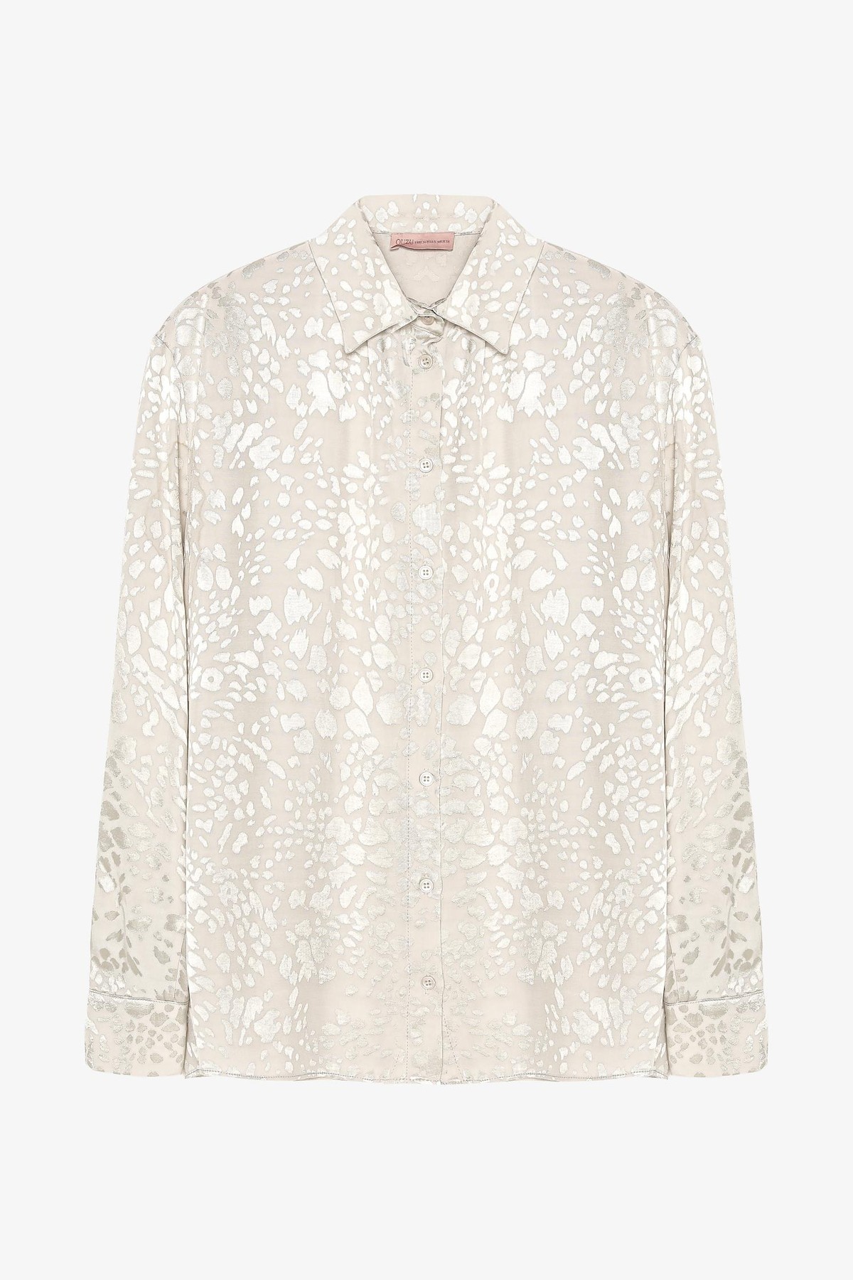 Quzu Jakar Desenli Gömlek Taş