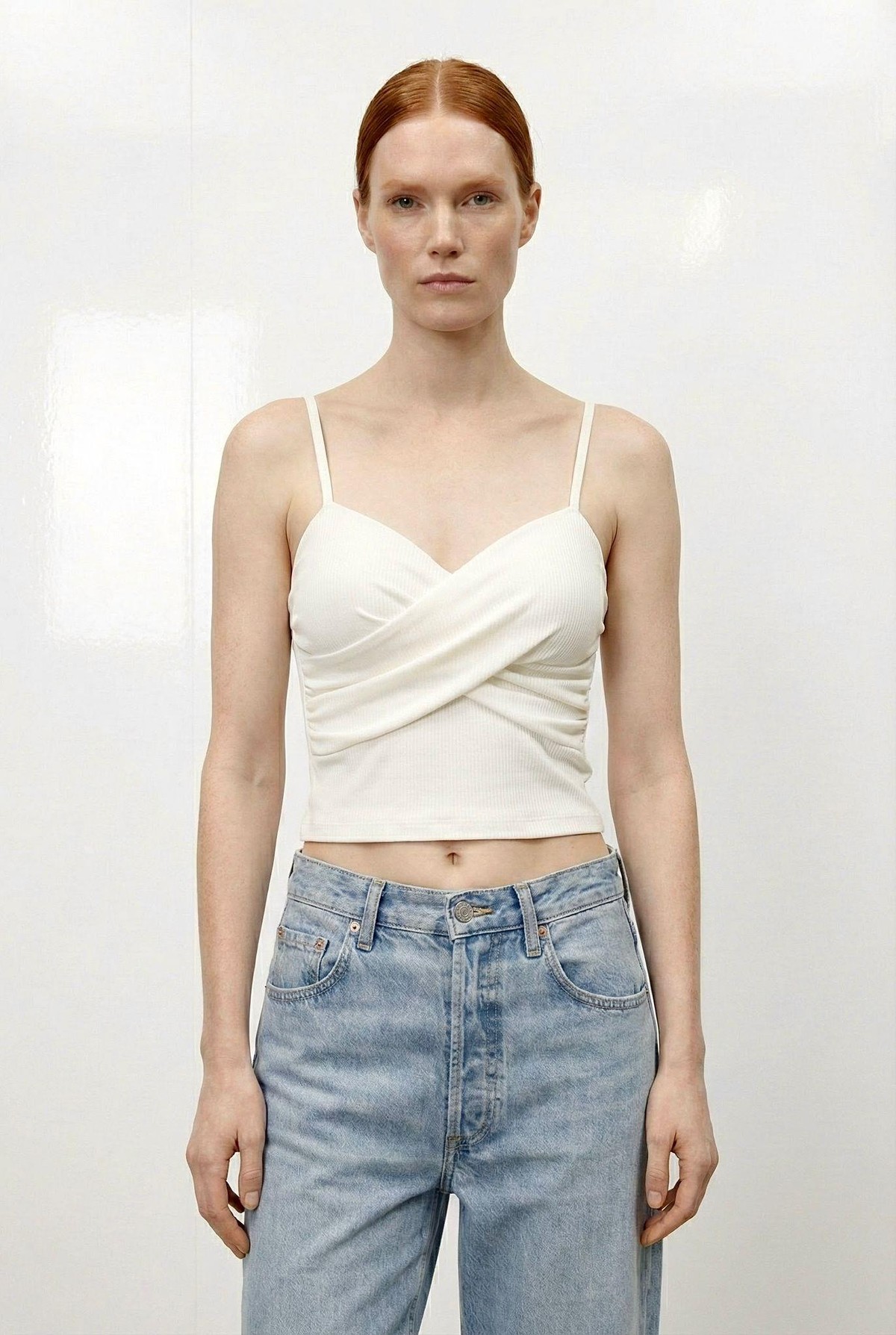 Quzu Kalp Yaka Atlet Ekru