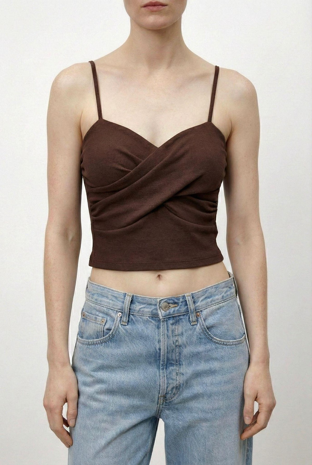 Quzu Kalp Yaka Atlet Kahve