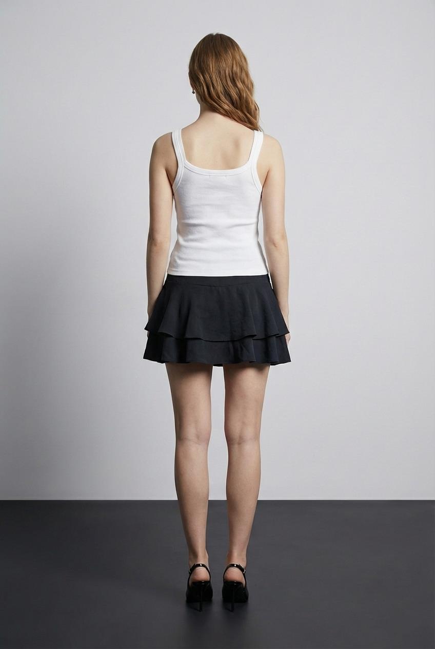 Quzu Kat Detaylı Atlet Ekru