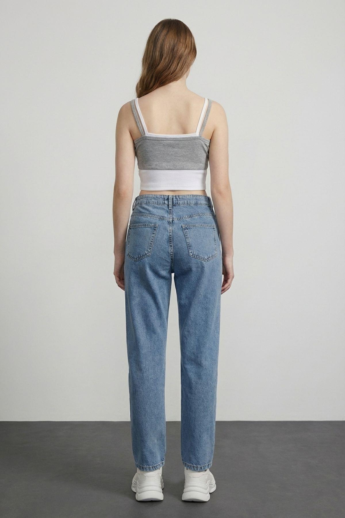 Quzu Kat Detaylı Atlet Gri