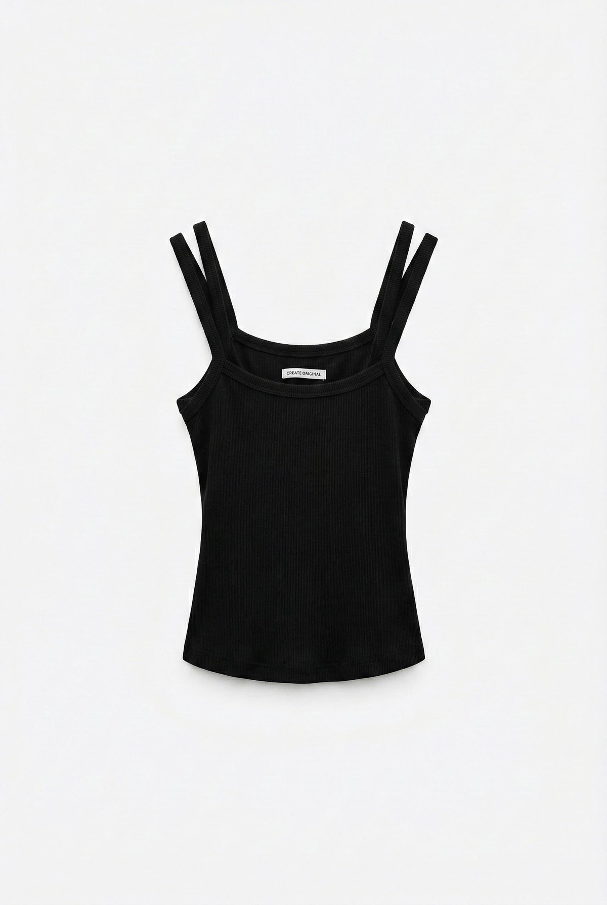 Quzu Kat Detaylı Atlet Siyah