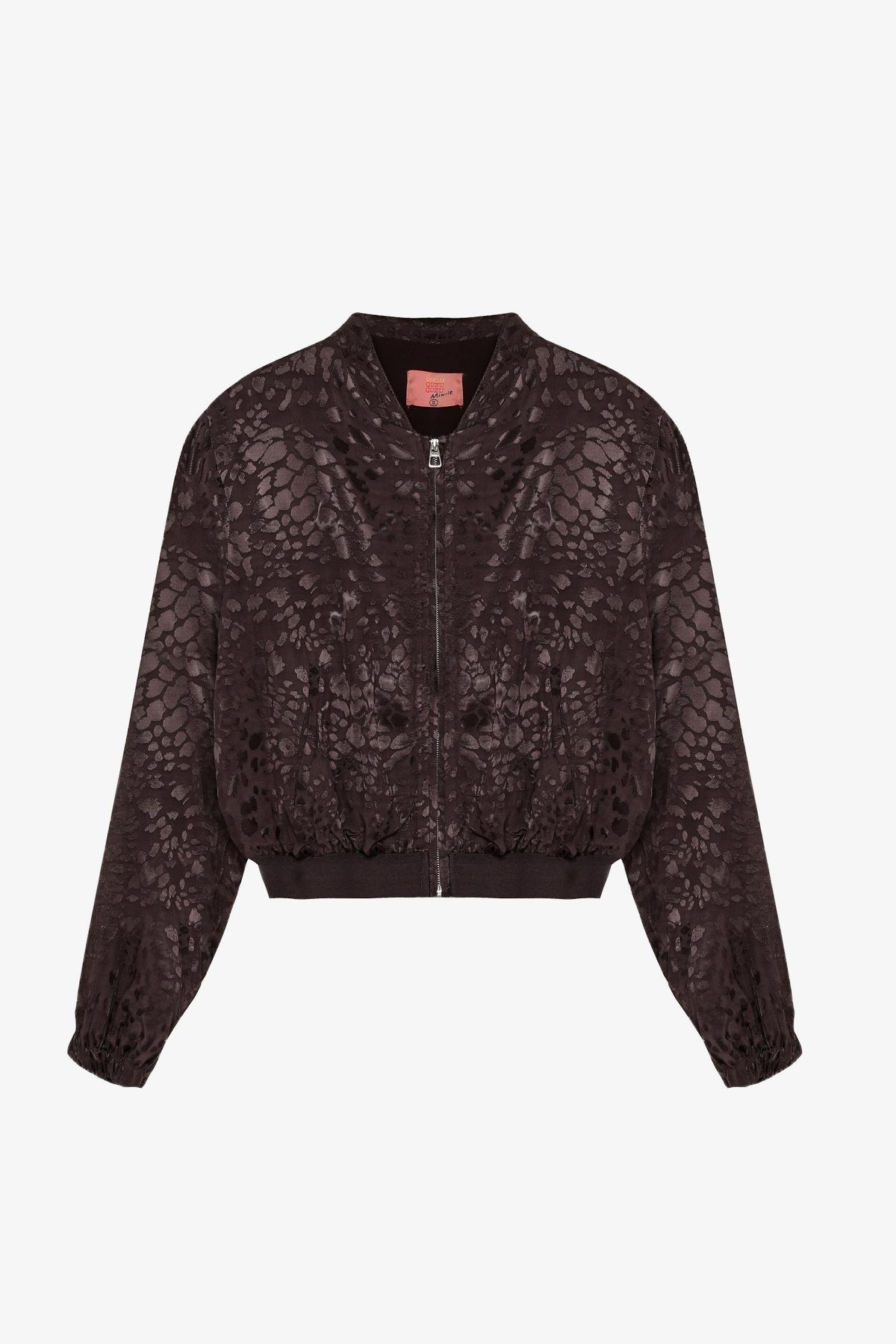 Quzu Lastik Detaylı Bomber Ceket Kahve