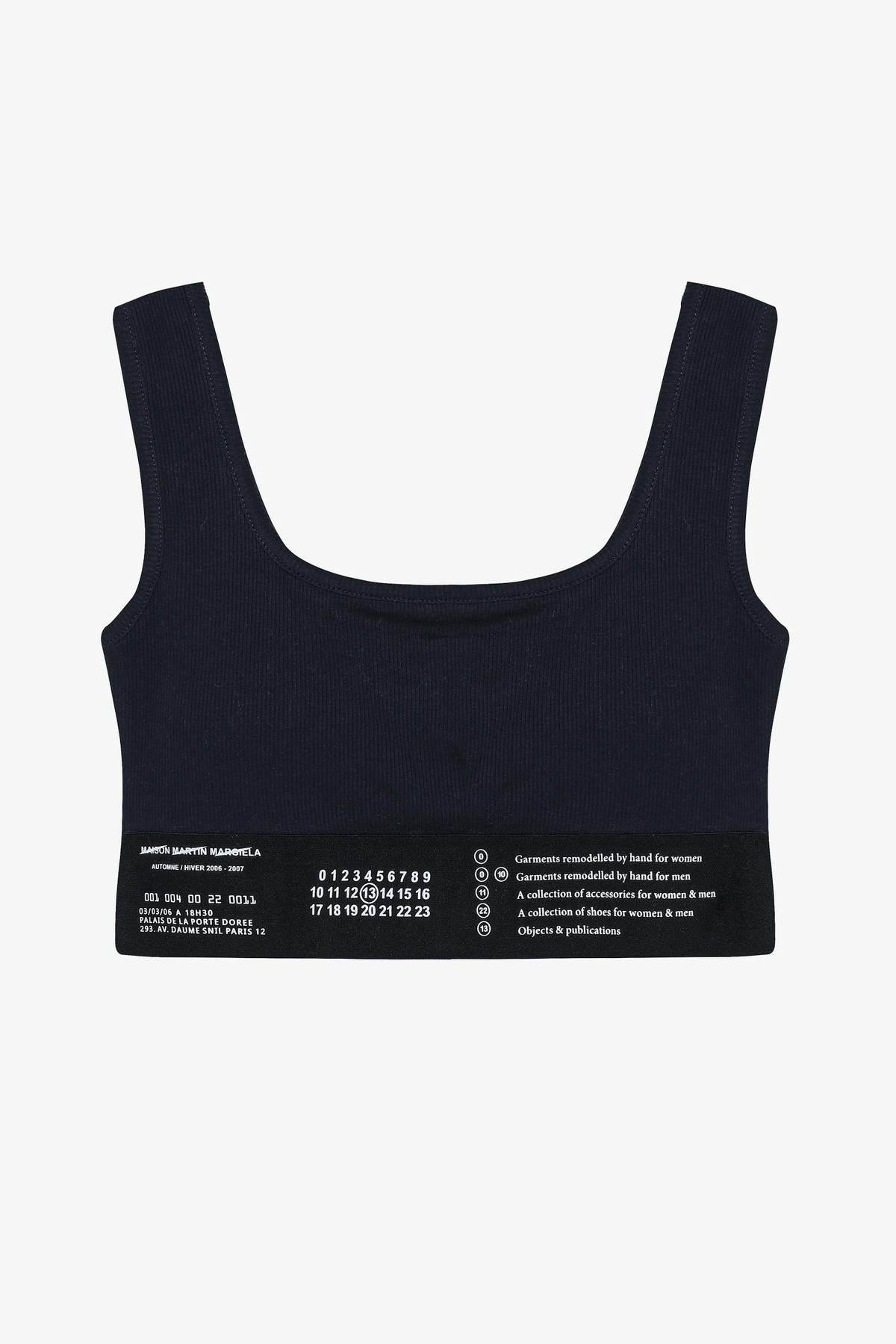 Quzu Lastik Detaylı Crop Top Atlet Lacivert