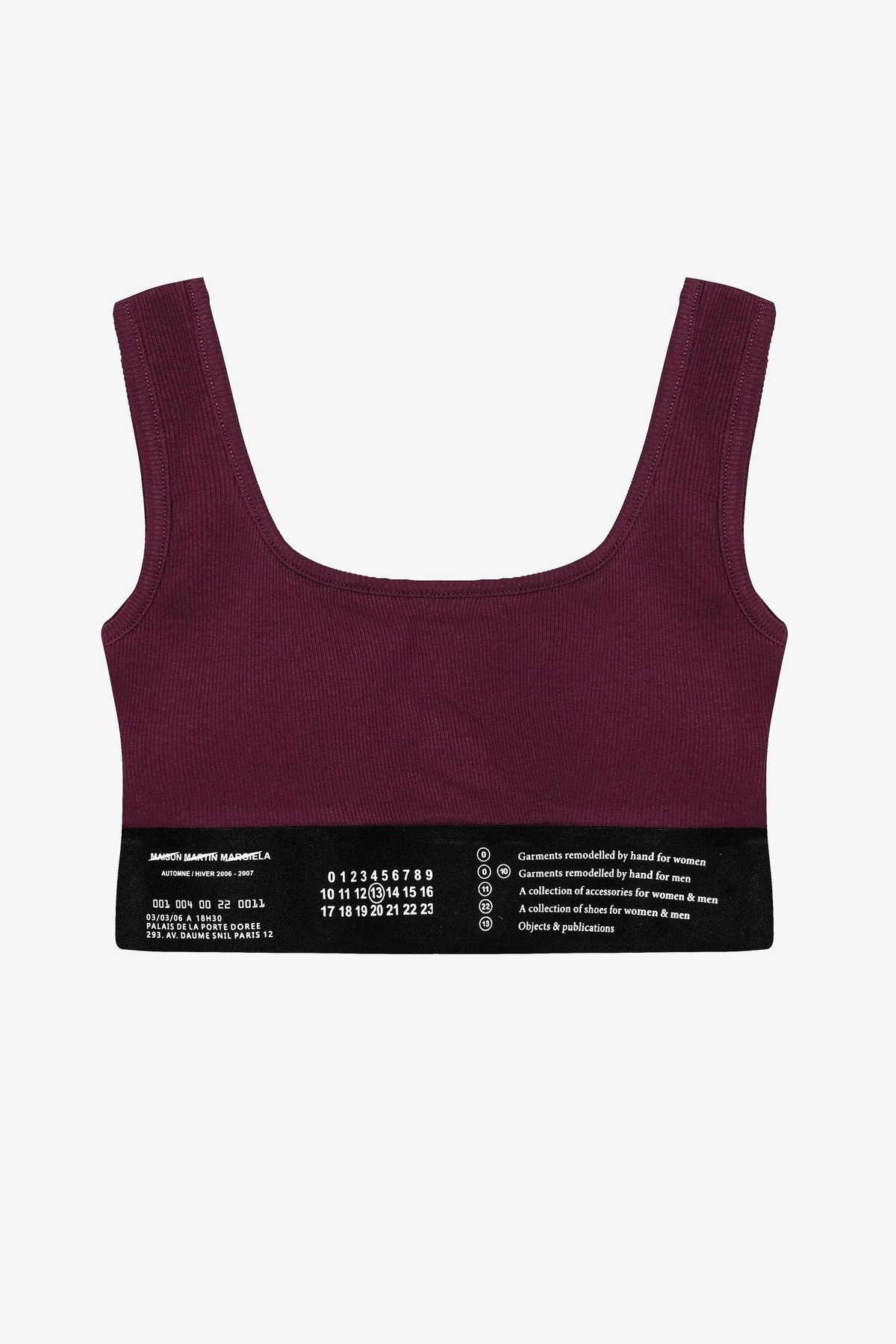 Quzu Lastik Detaylı Crop Top Atlet Mürdüm
