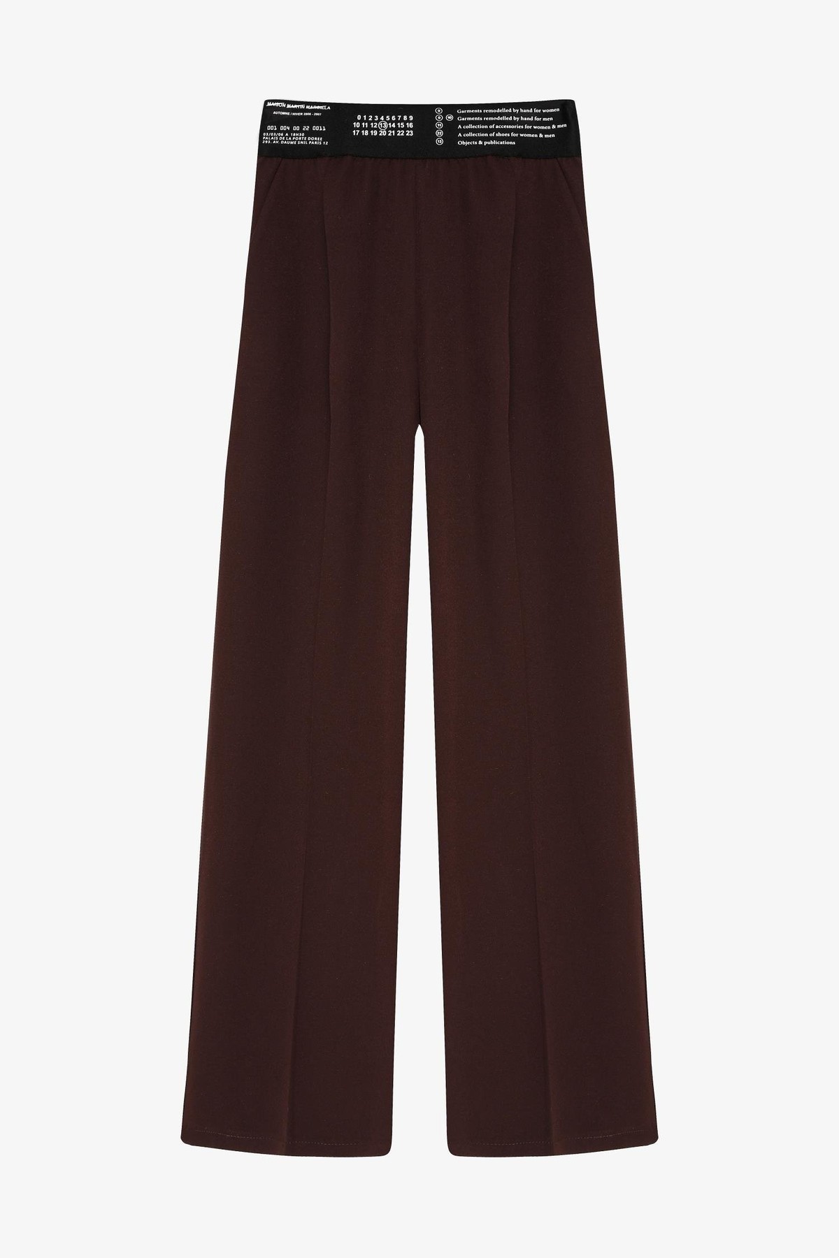 Quzu Lastik Detaylı Pantolon Koyu Kahve