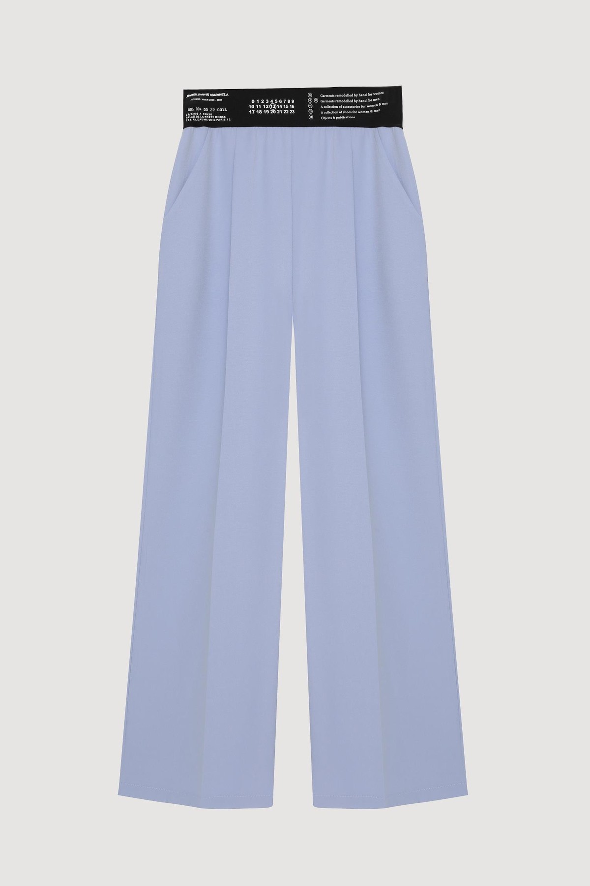 Quzu Lastik Detaylı Pantolon Mavi