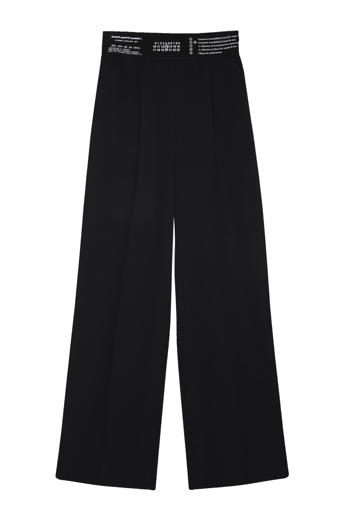 Quzu Lastik Detaylı Pantolon Siyah