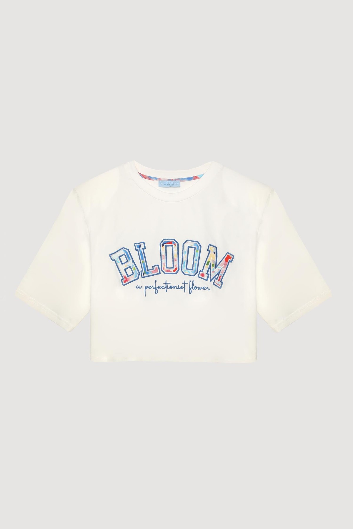 Quzu Nakış Detaylı Sweatshirt Ekru