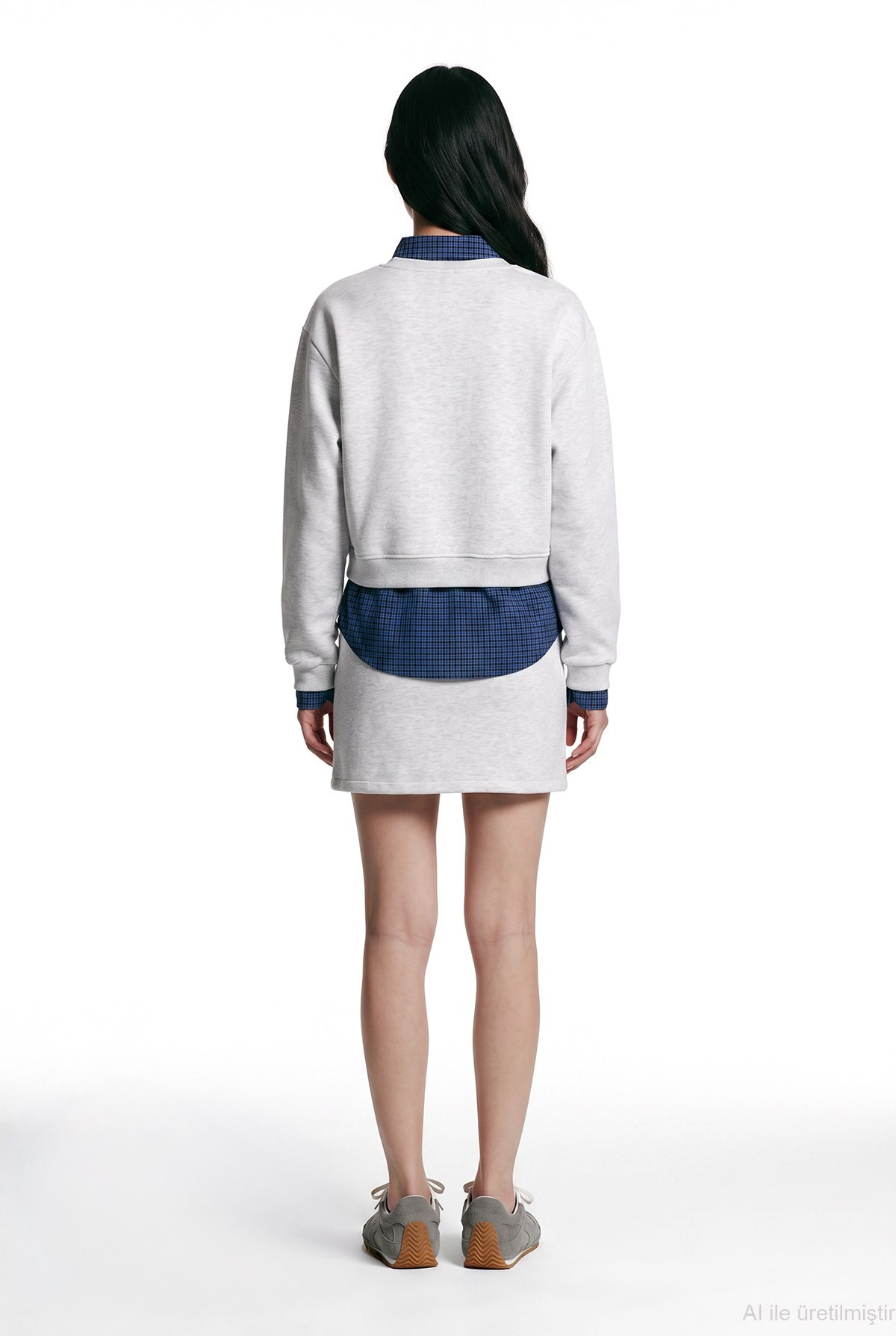 Quzu Nakış Detaylı Sweatshirt Karmelanj