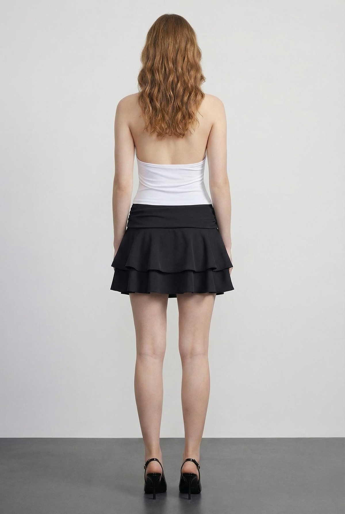 Quzu Önü Dökümlü Bluz Ekru