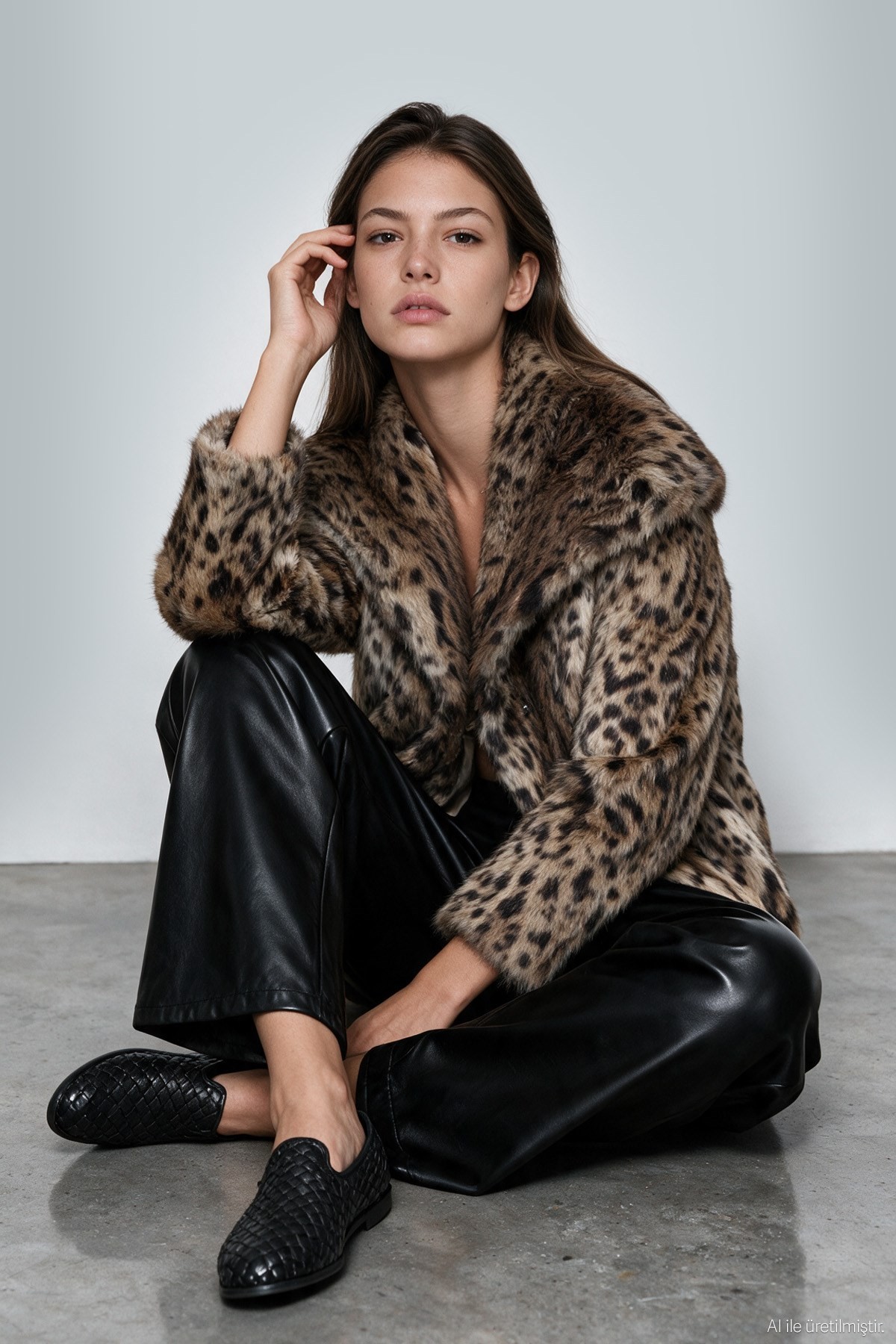 Quzu Oversize Kürk Vizon