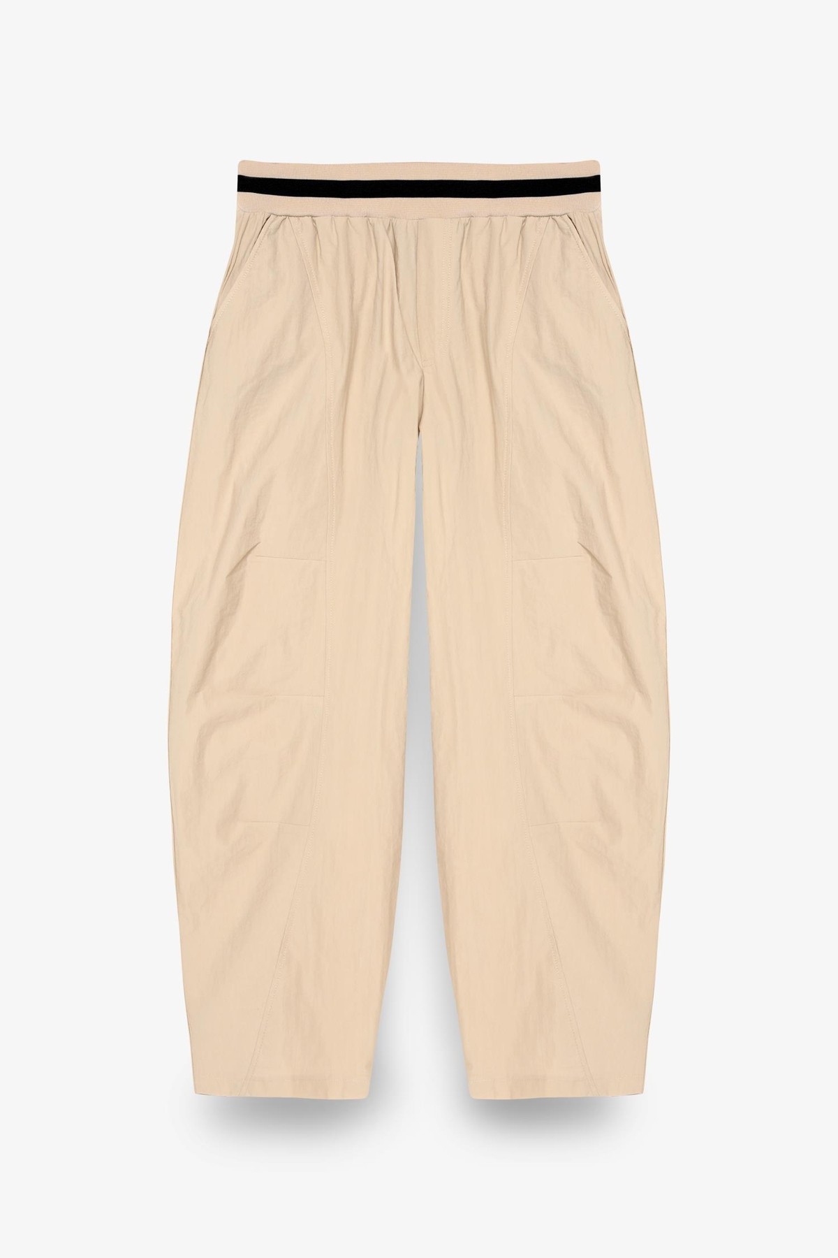 Quzu Ribana Detaylı Pantolon Bej