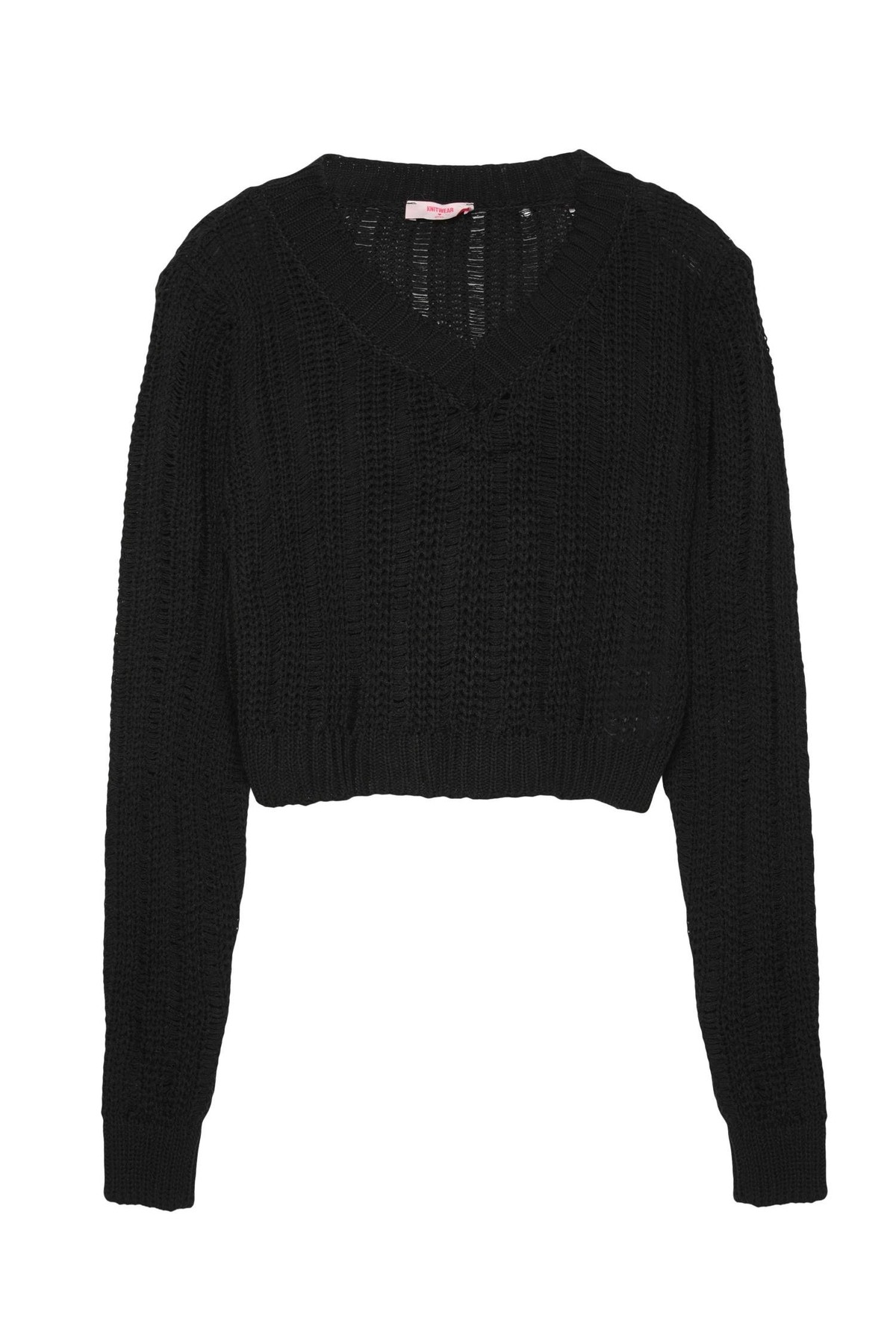 Quzu V Yaka Vatkalı Kazak Siyah