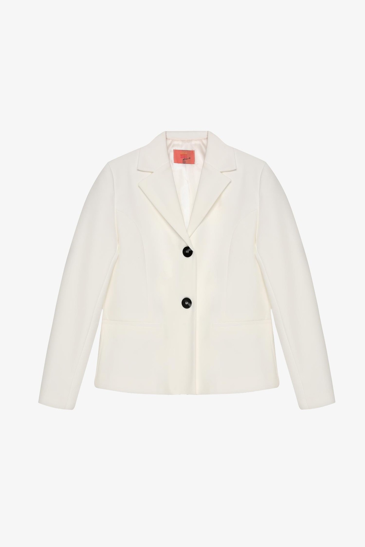 Quzu Vatkalı Ceket Ekru