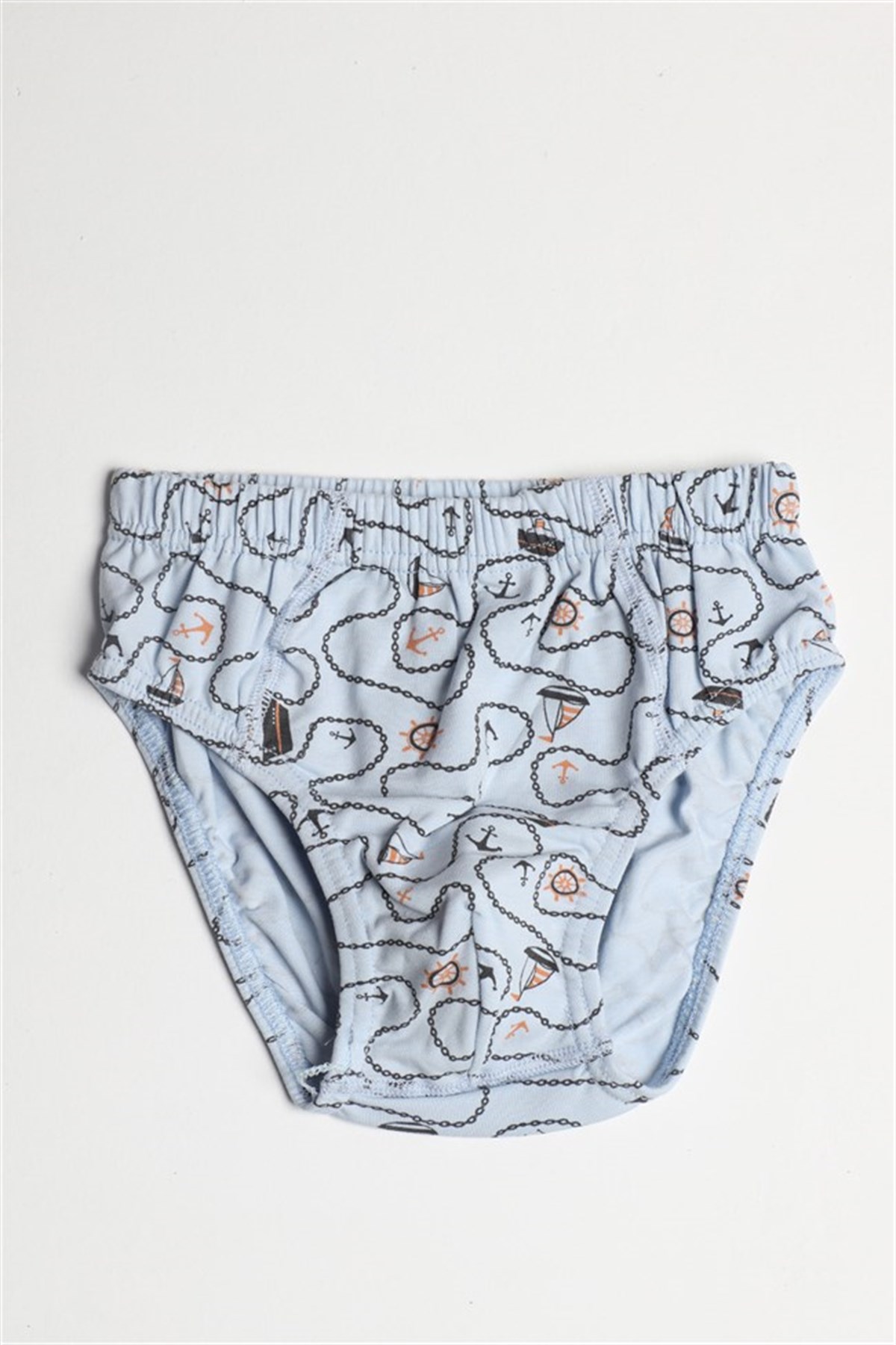 Baykar Erkek Çocuk Çapa Baskılı Boxer 3'lüi Set 3651 Beyaz