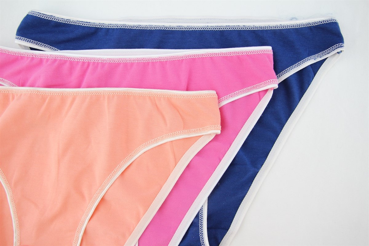 Baykar Kadın Bikini Külot 3Lü Paket  8808-95 Renkli5