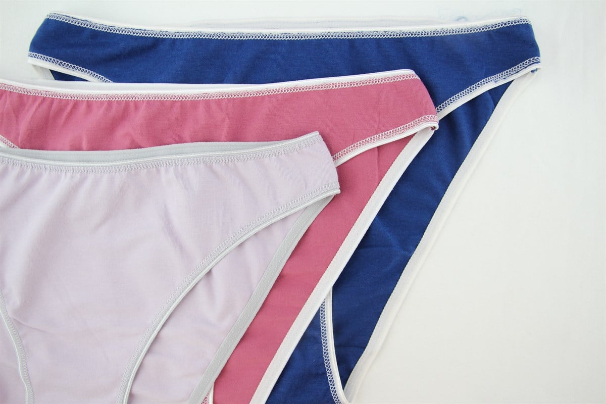 Baykar Kadın Bikini Külot 3Lü Paket  8808-95 Renkli7