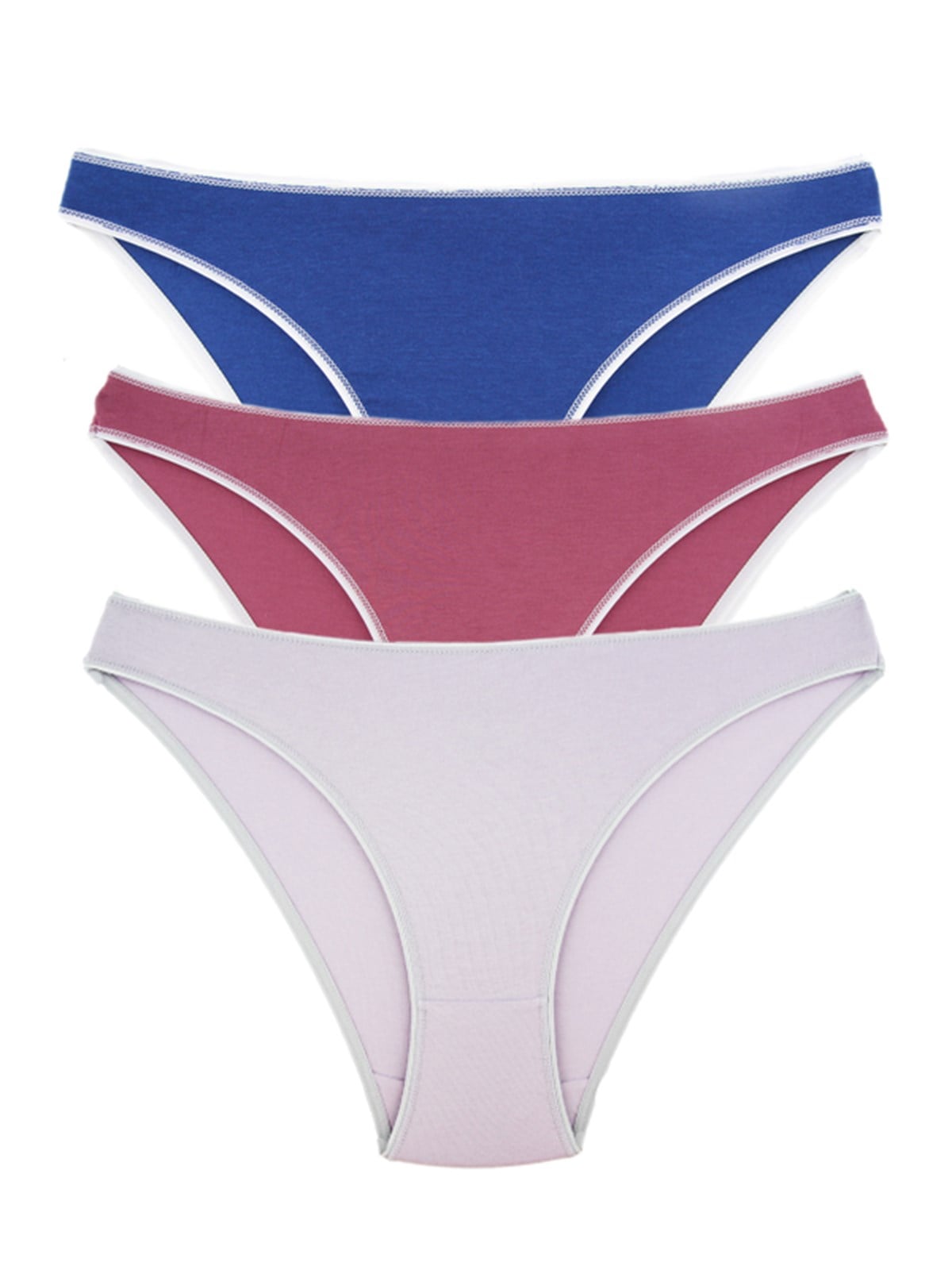 Baykar Kadın Bikini Külot 3Lü Paket  8808-95 Renkli7