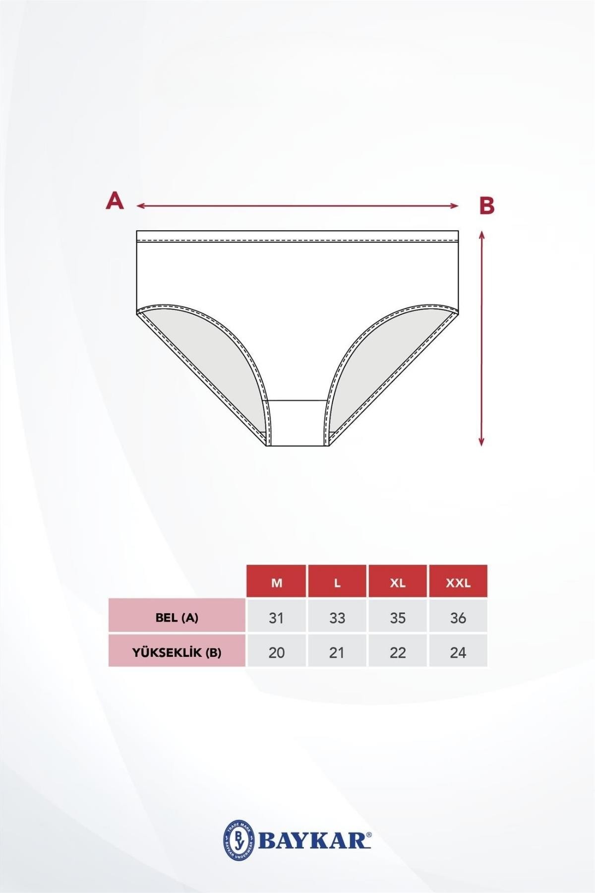 Düşük Bel Pamuklu Basic Kadın Slip Külot 5li Paket 8445 RENKLİ