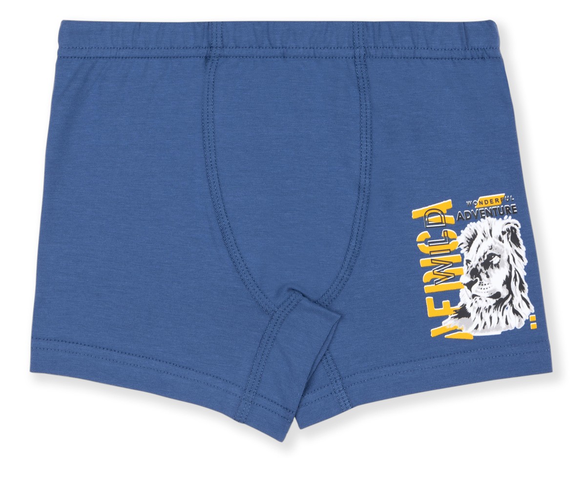 Erkek Çocuk Pamuklu Baskılı Rahat Kesim Likralı Boxer 3'lü Paket 3446 Renkli