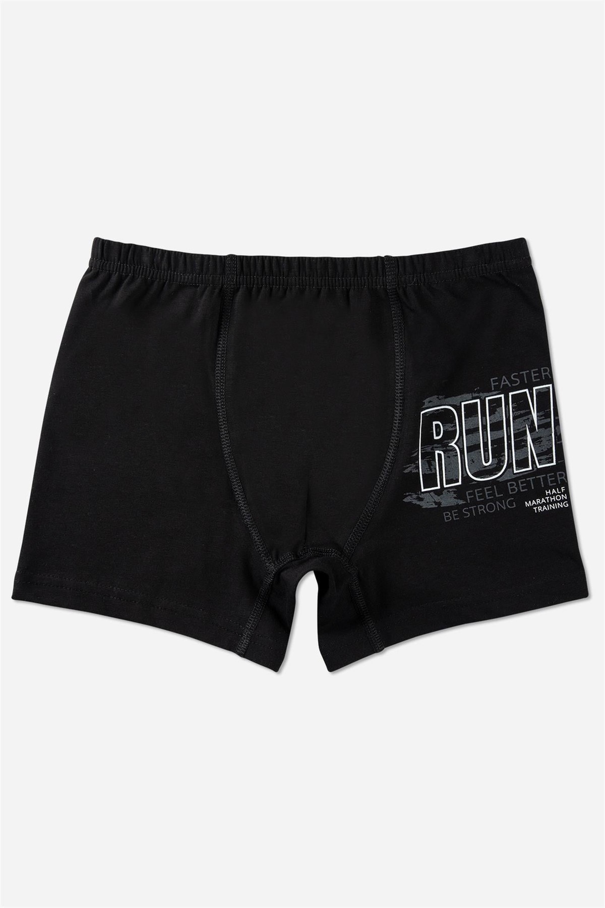 Erkek Çocuk Pamuklu Baskılı Rahat Kesim Likralı Boxer 3'lü Paket 3952 Renkli